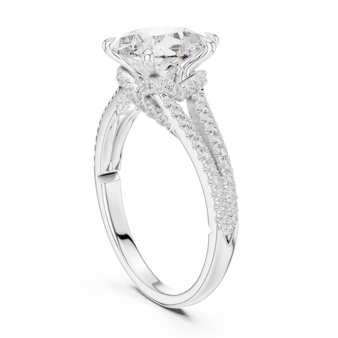 Sparkling CZ Diamond Necklace with high shine