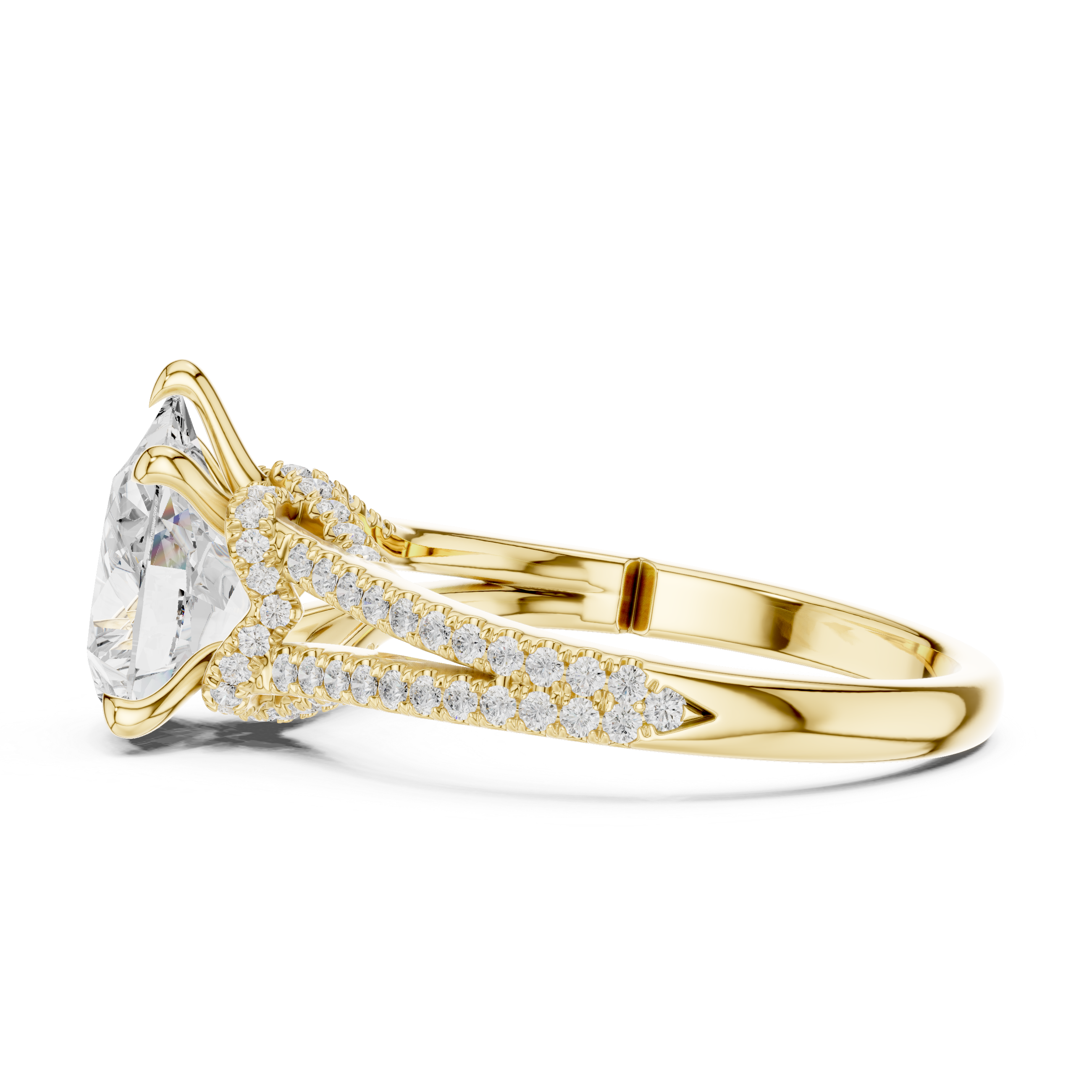 Elegant Diamond Daily Wear  masterpiece showing superior quality