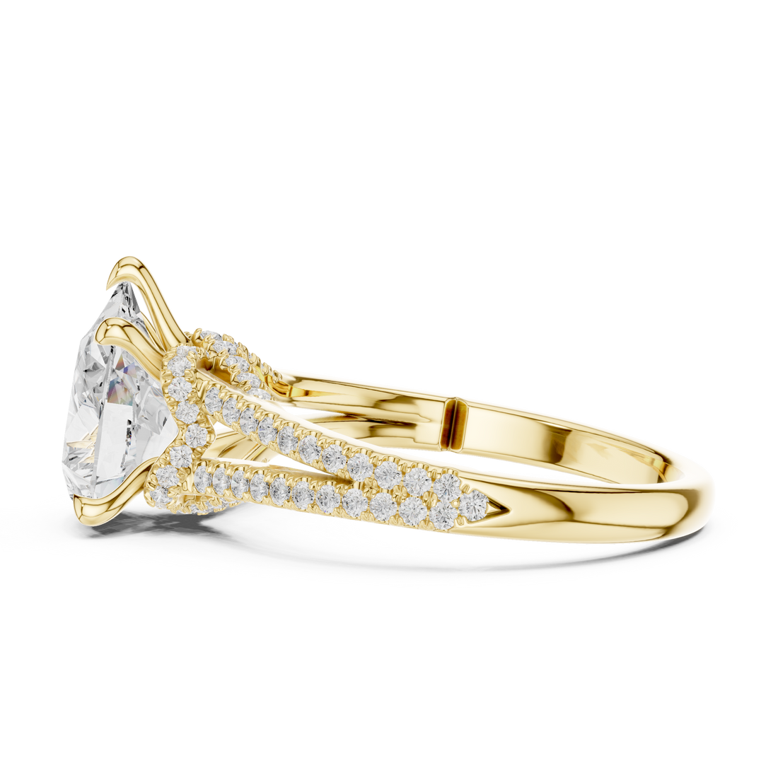 Elegant Diamond Daily Wear  masterpiece showing superior quality