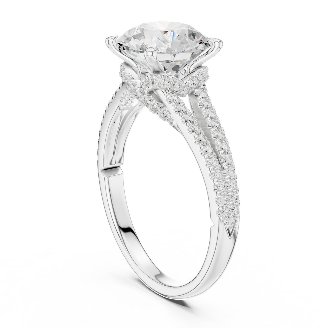 Sparkling CZ Diamond Necklace with high shine