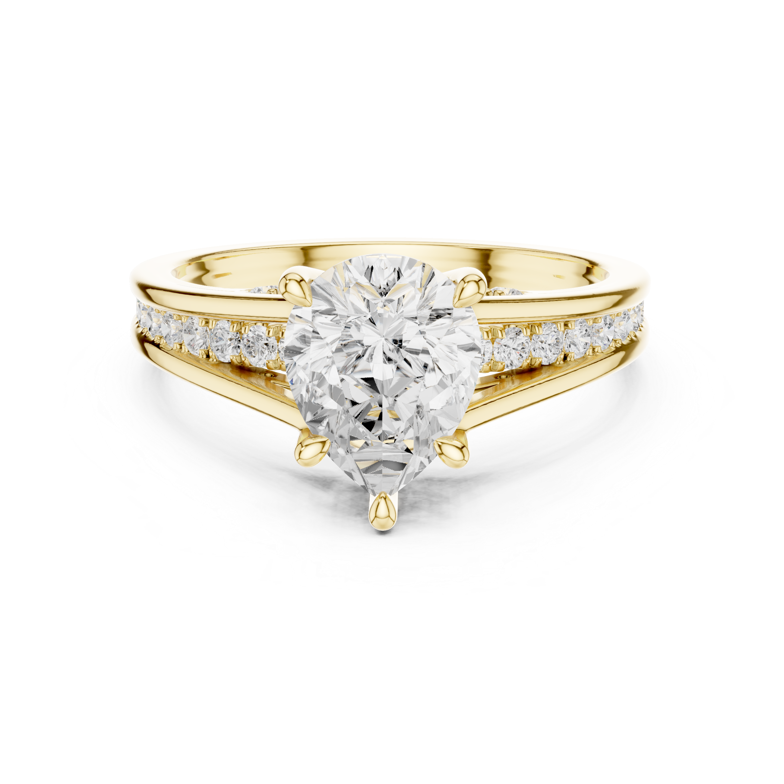 Children's gold bracelet with lightweight design.