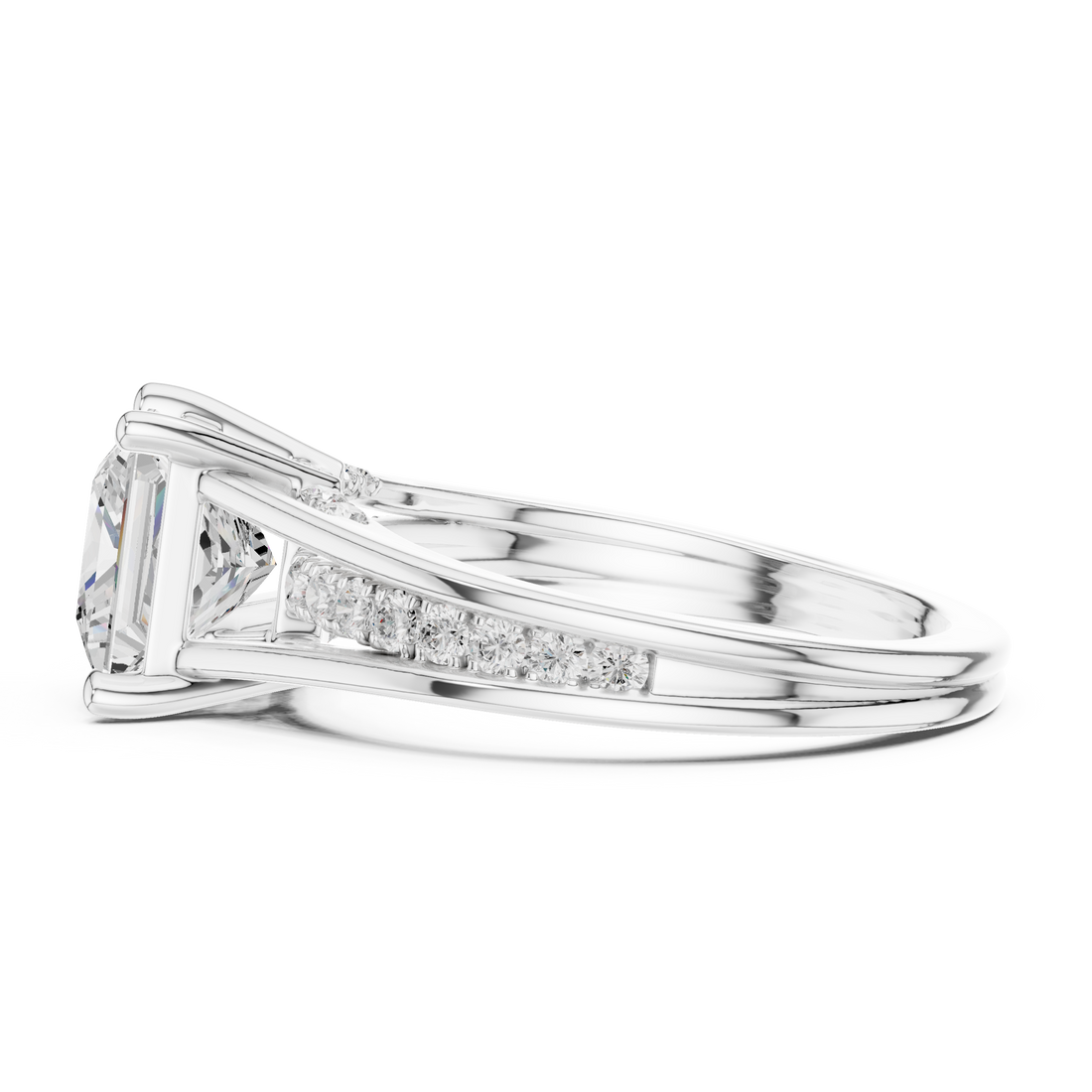Designer sculptural ring with artistic style.