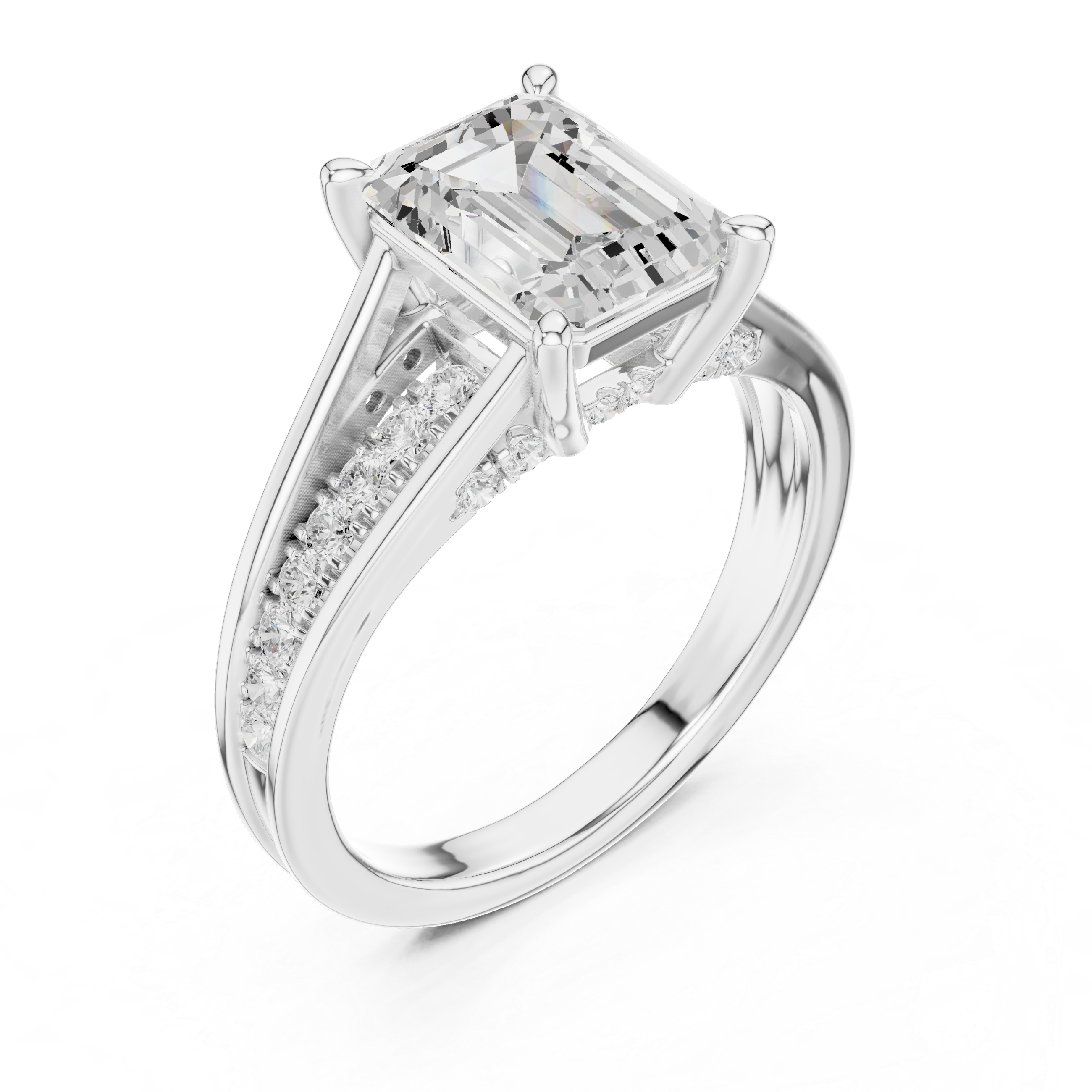 Elegant solitaire pendant necklace with slim chain.