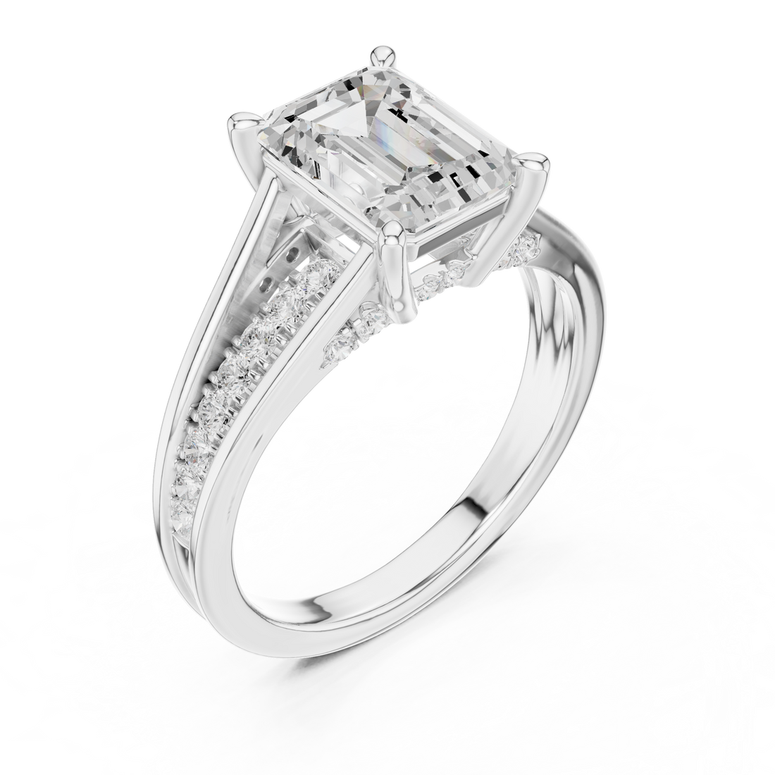 Elegant solitaire pendant necklace with slim chain.