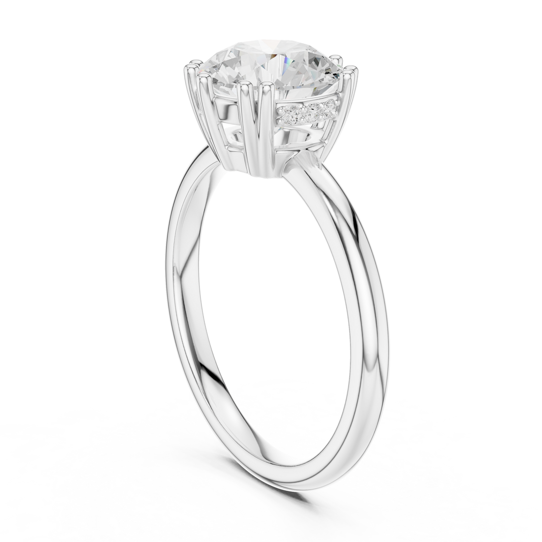Sparkling CZ Diamond Necklace with high shine