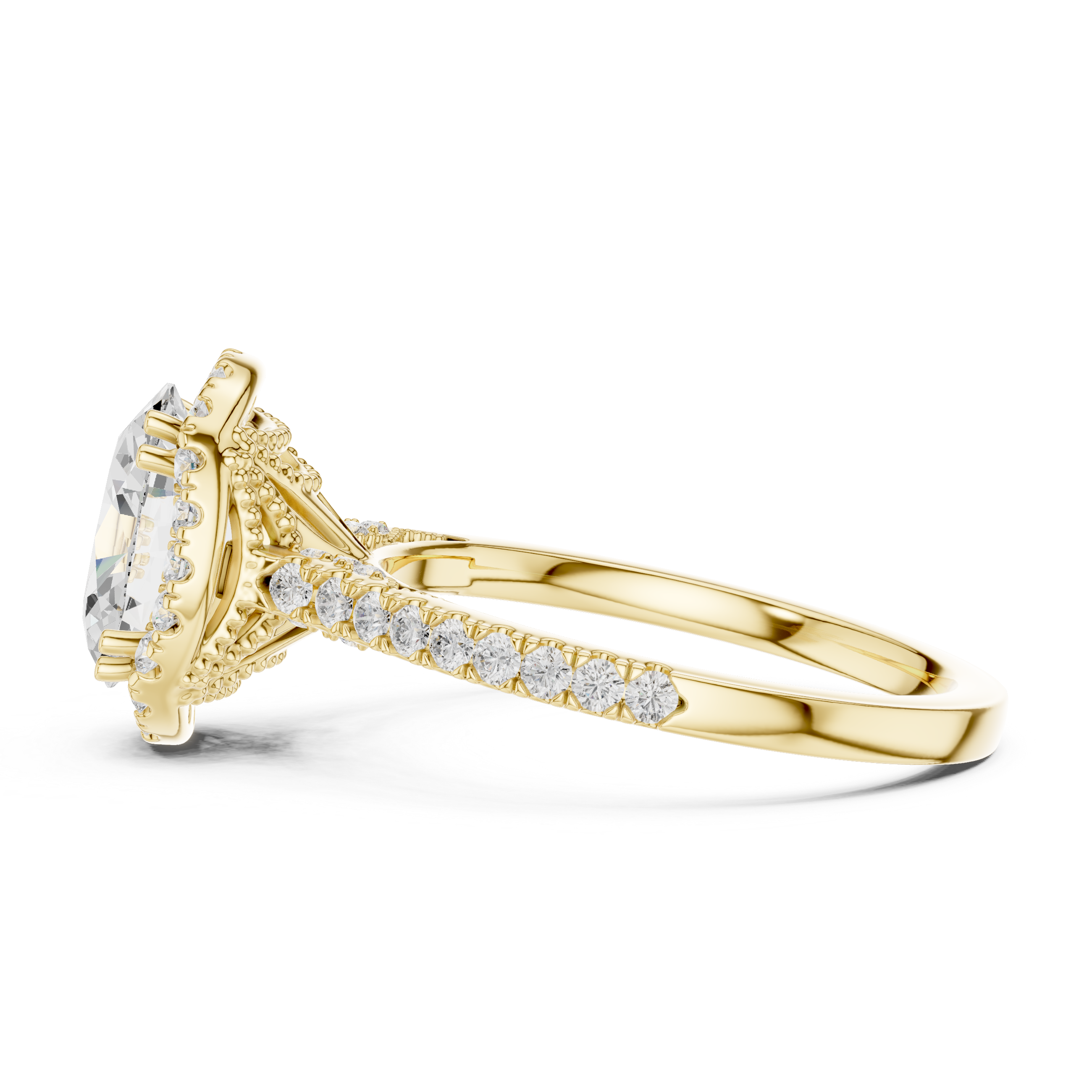 Elegant Diamond Daily Wear  masterpiece showing superior quality