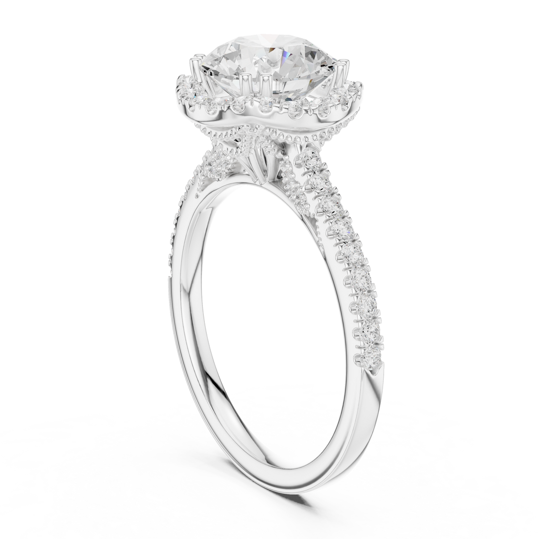 Sparkling CZ Diamond Necklace with high shine