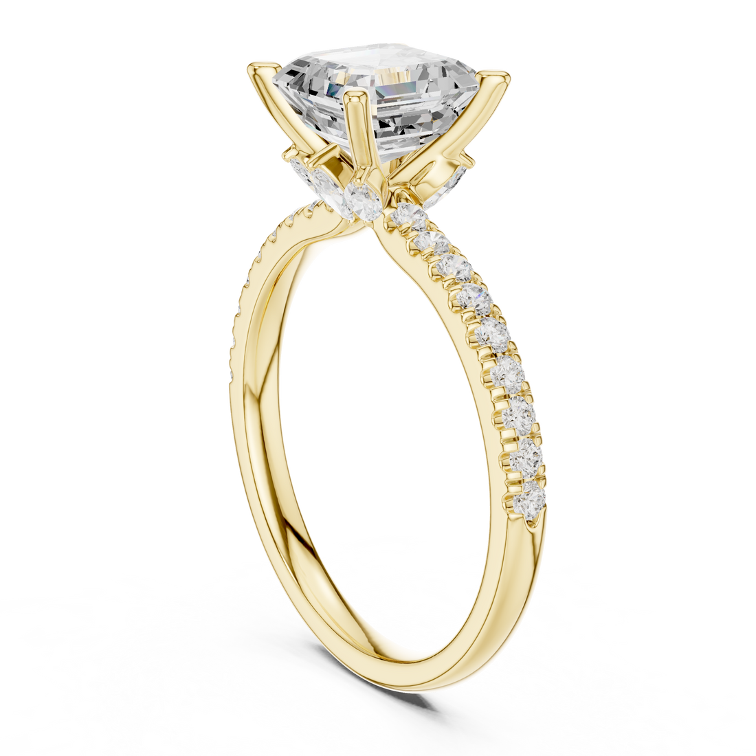 Elegant  accent diamond design