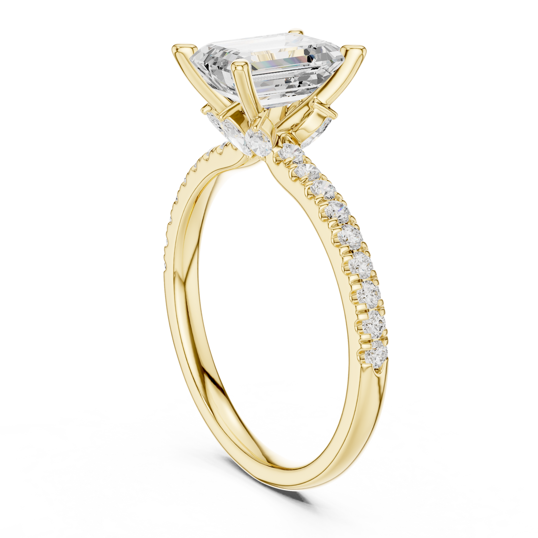 Elegant  accent diamond design
