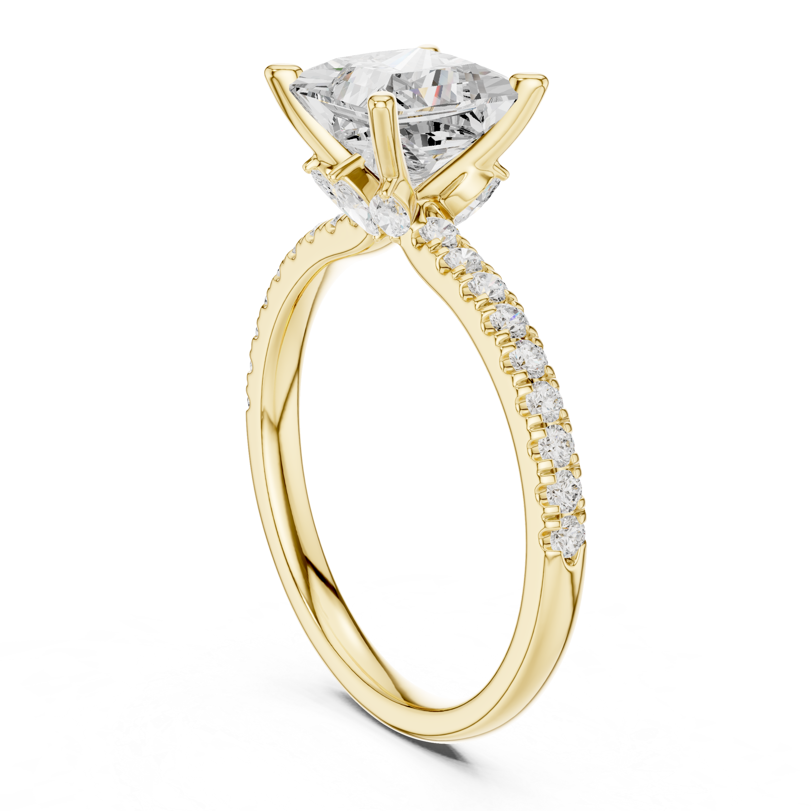 Elegant  accent diamond design