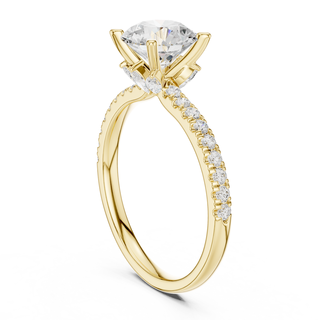 Elegant  accent diamond design