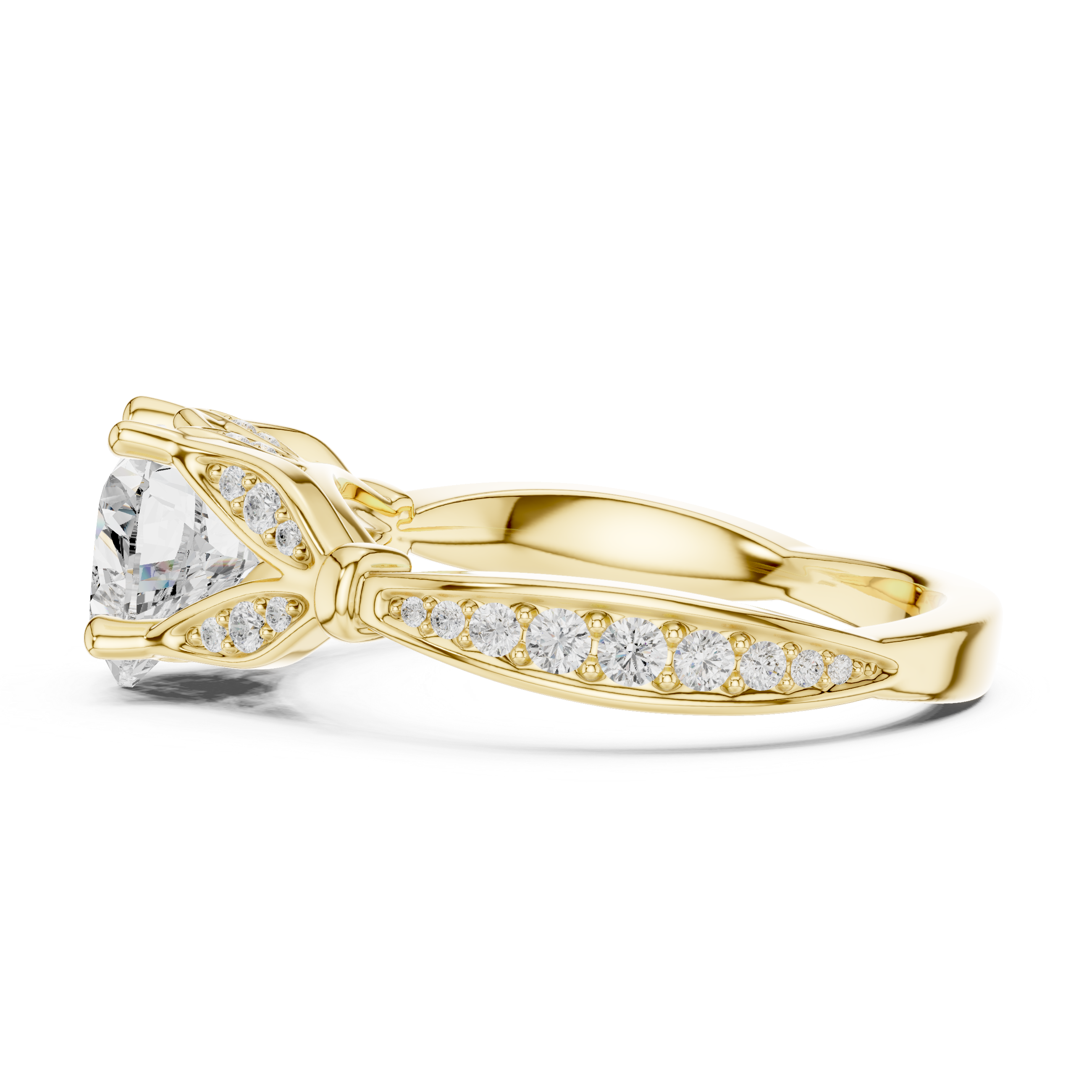 Elegant Diamond Daily Wear  masterpiece showing superior quality