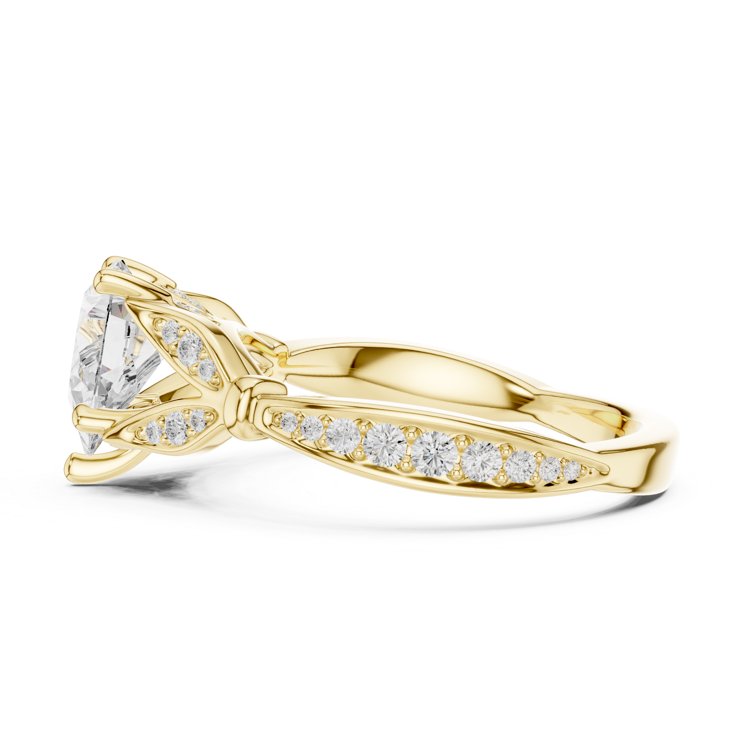Elegant Diamond Daily Wear  masterpiece showing superior quality