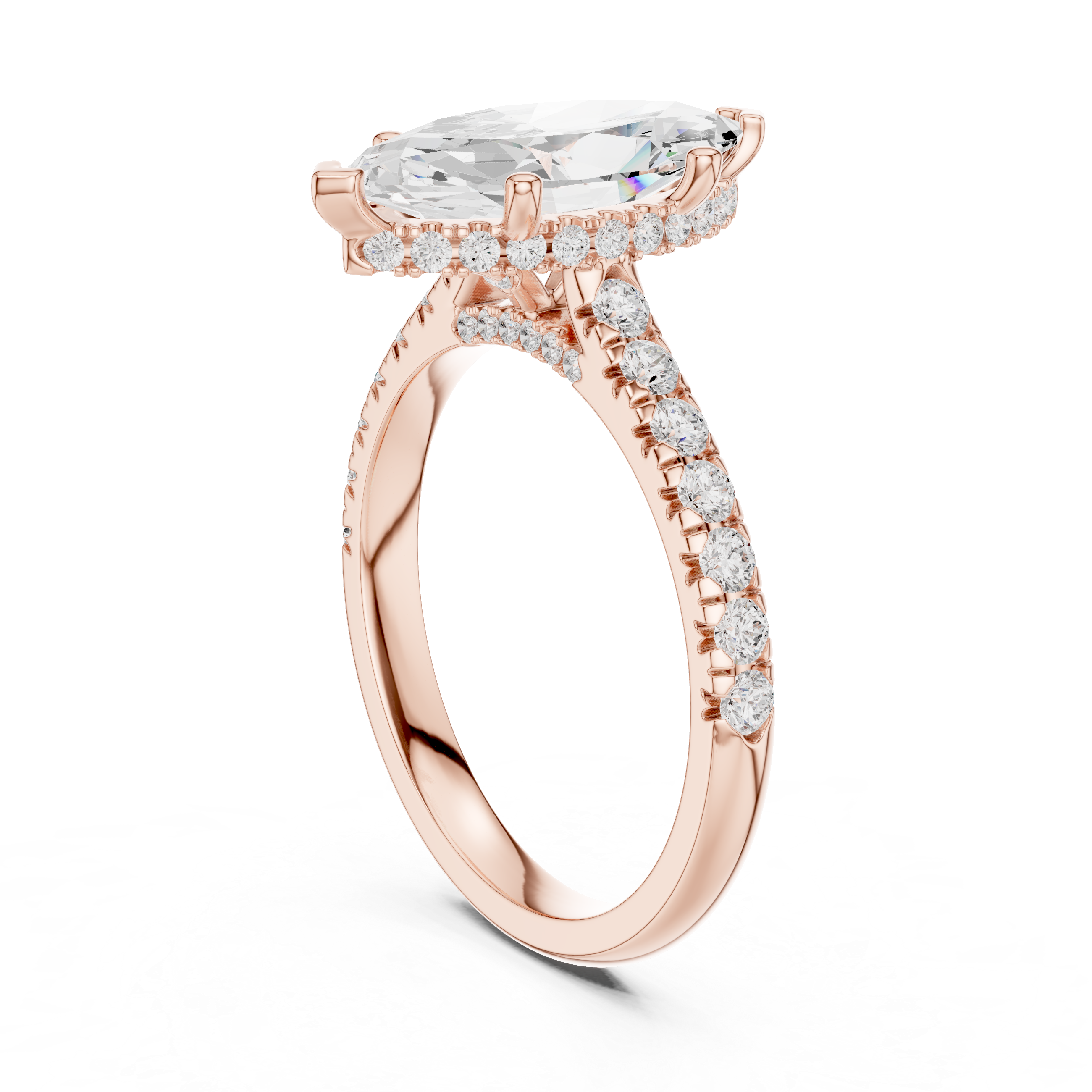 Sparkling Drop Diamond Necklace for luxury look