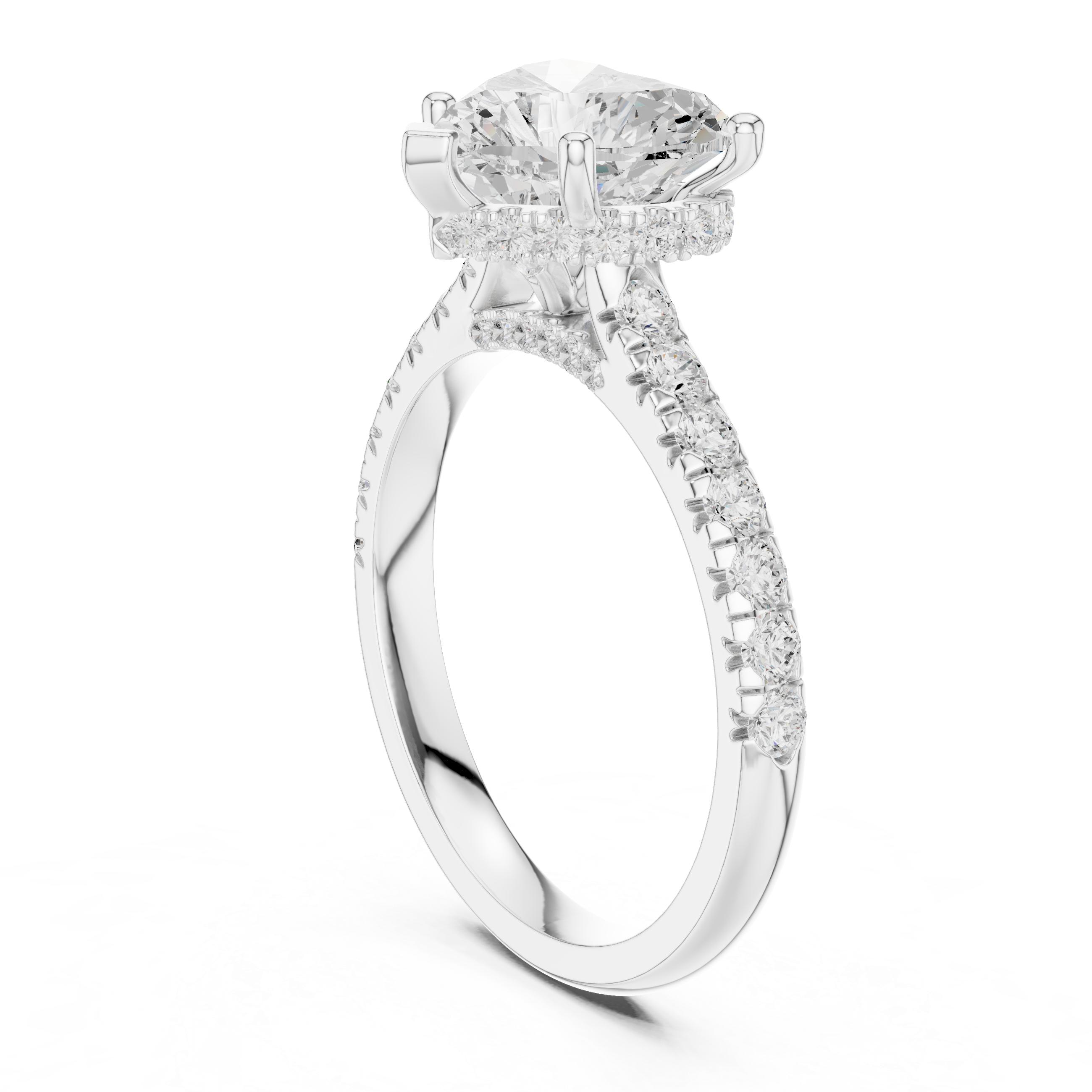 Adjustable baby ring with smooth surface.