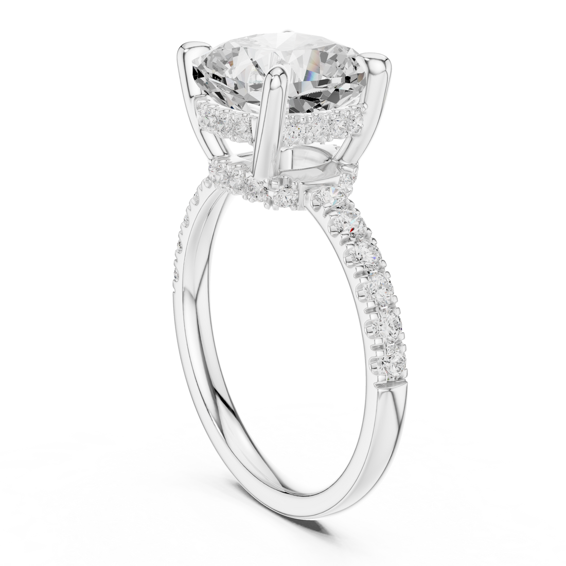 Sparkling CZ Diamond Necklace with high shine