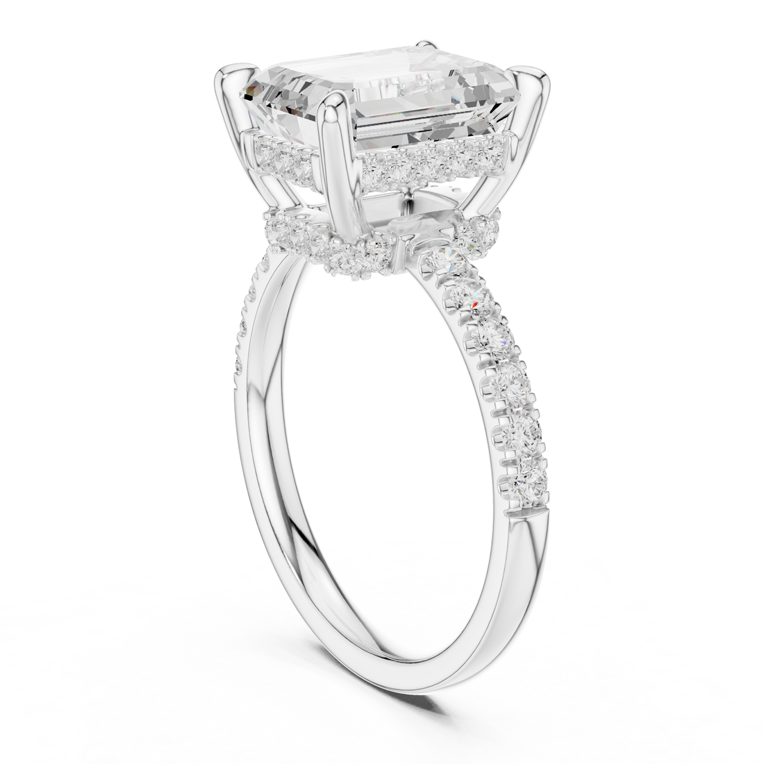Sparkling CZ Diamond Necklace with high shine