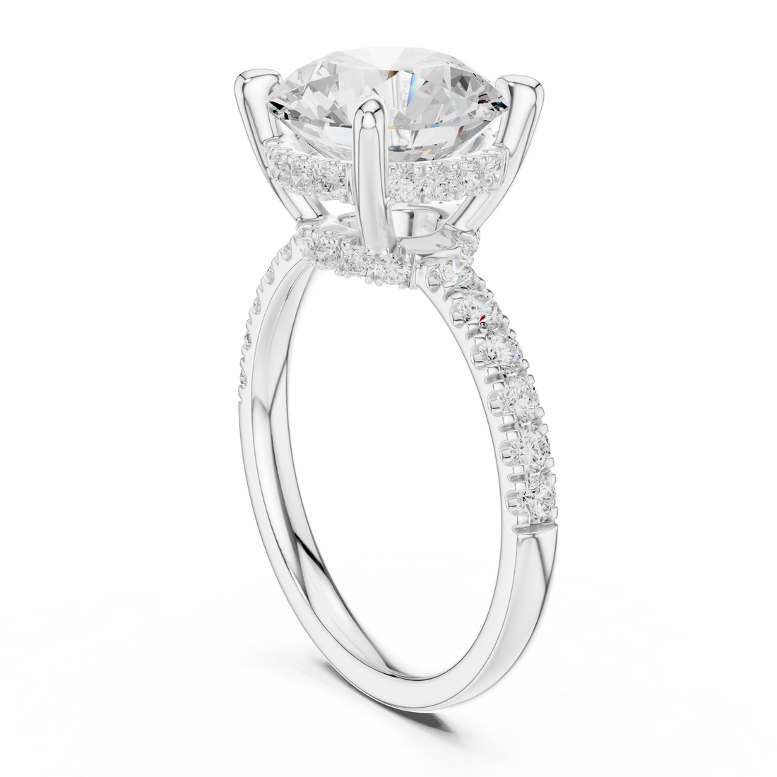 Sparkling CZ Diamond Necklace with high shine