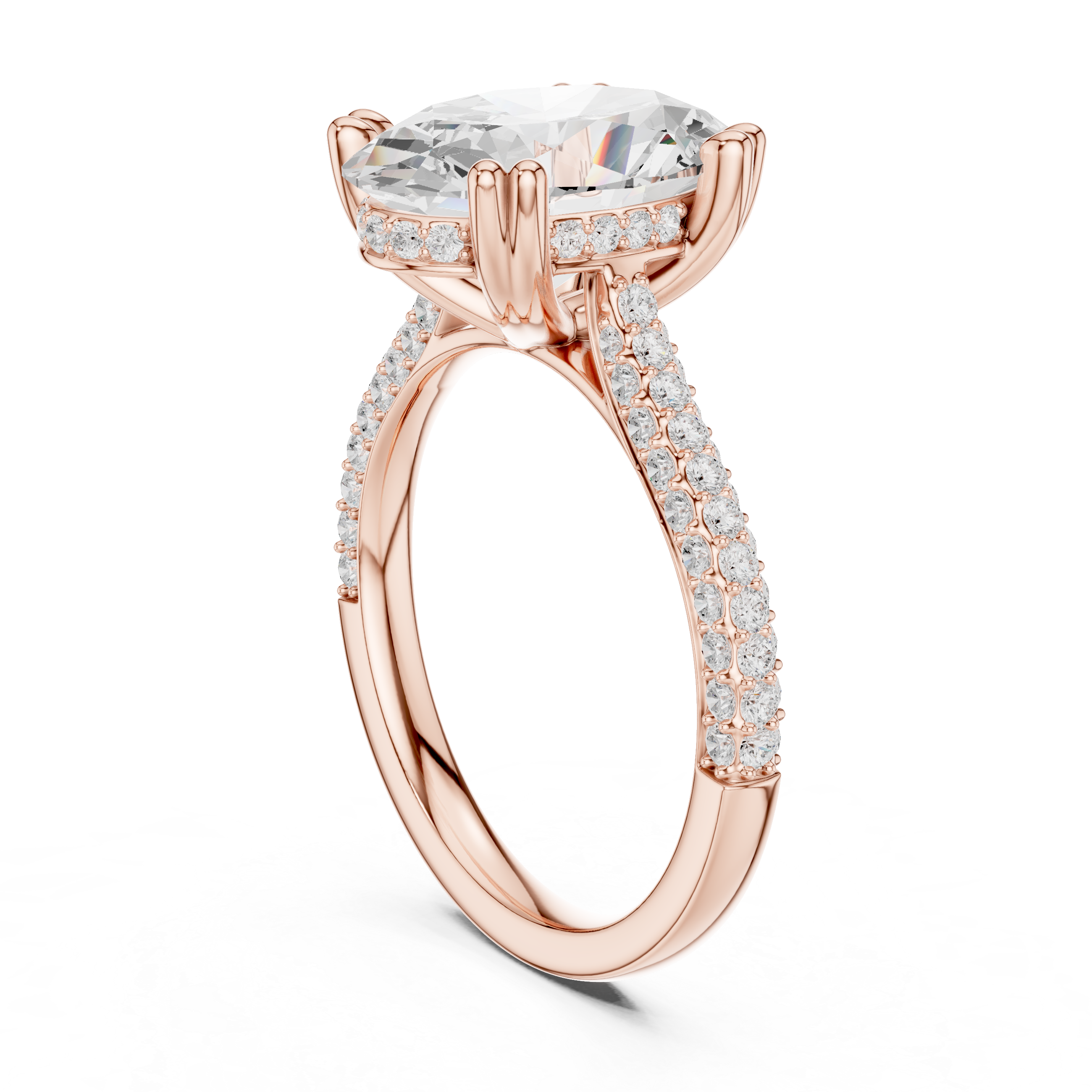 Sparkling Drop Diamond Necklace for luxury look