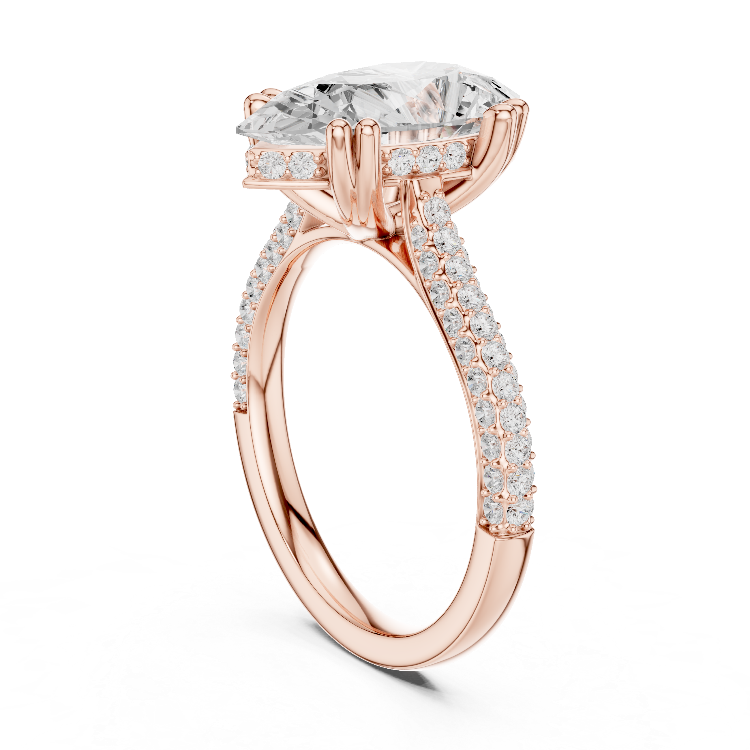 Sparkling Drop Diamond Necklace for luxury look