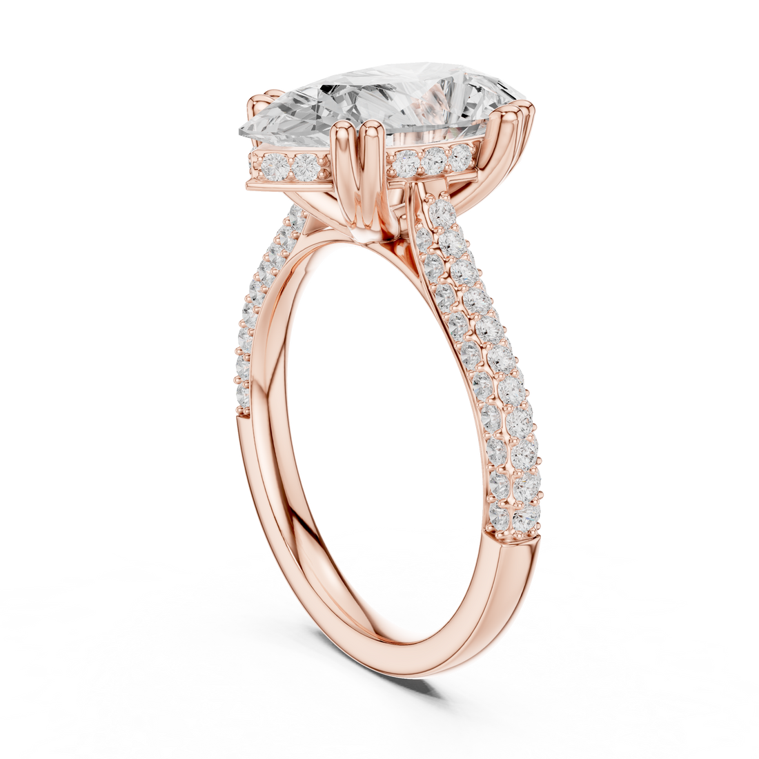 Sparkling Drop Diamond Necklace for luxury look