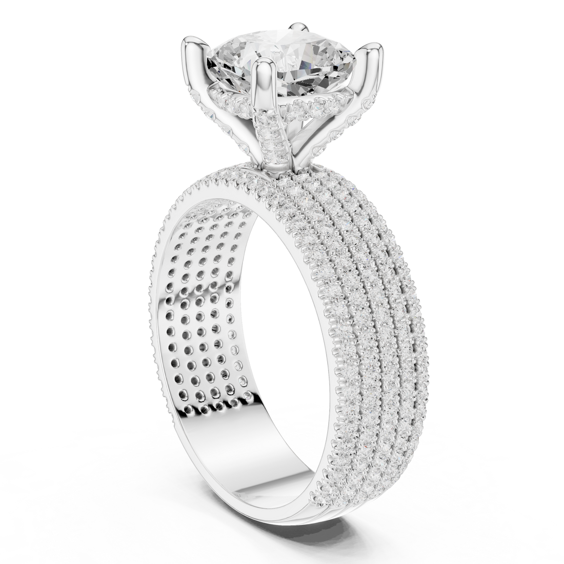 Sparkling CZ Diamond Necklace with high shine