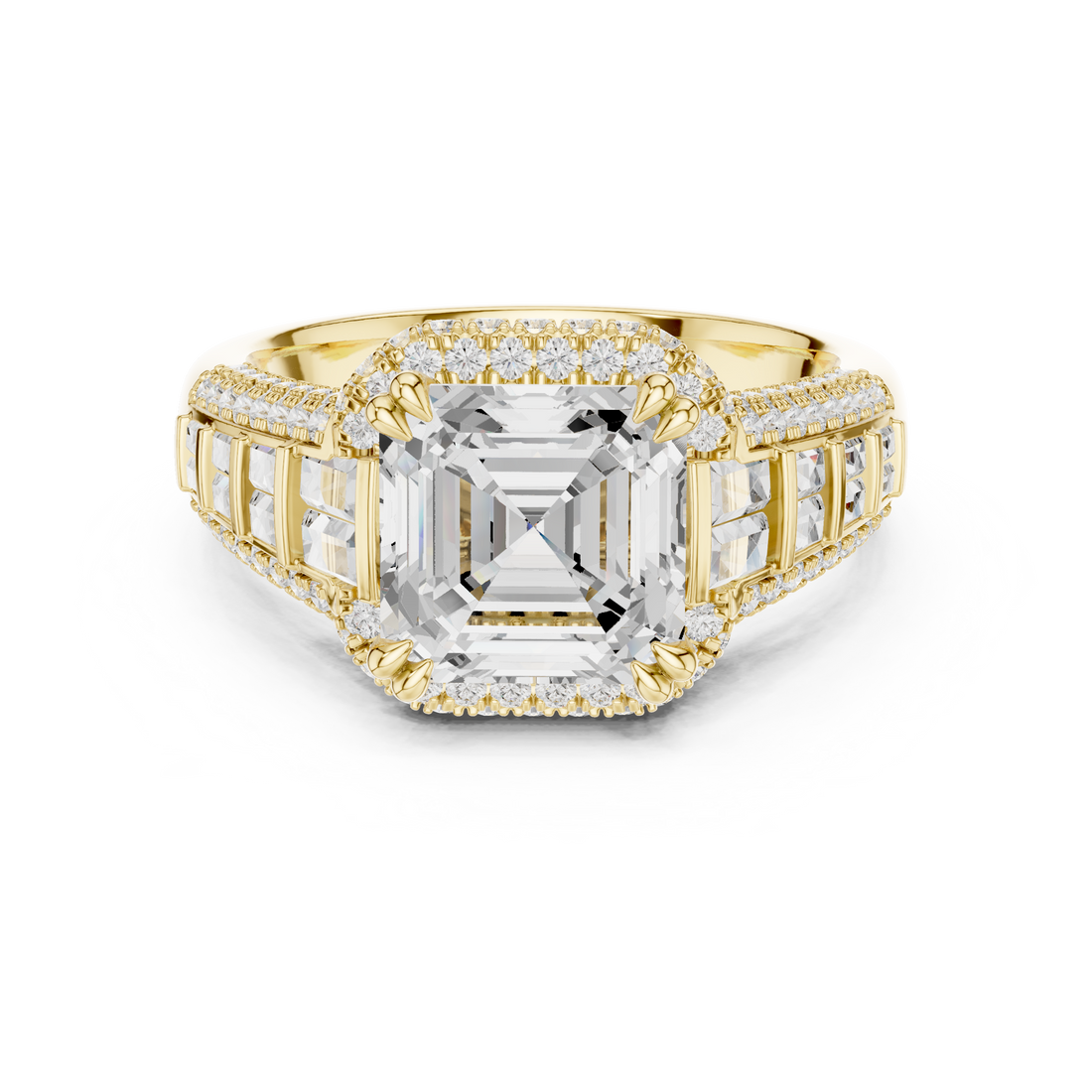 Heavy bridal choker with ornate detail.