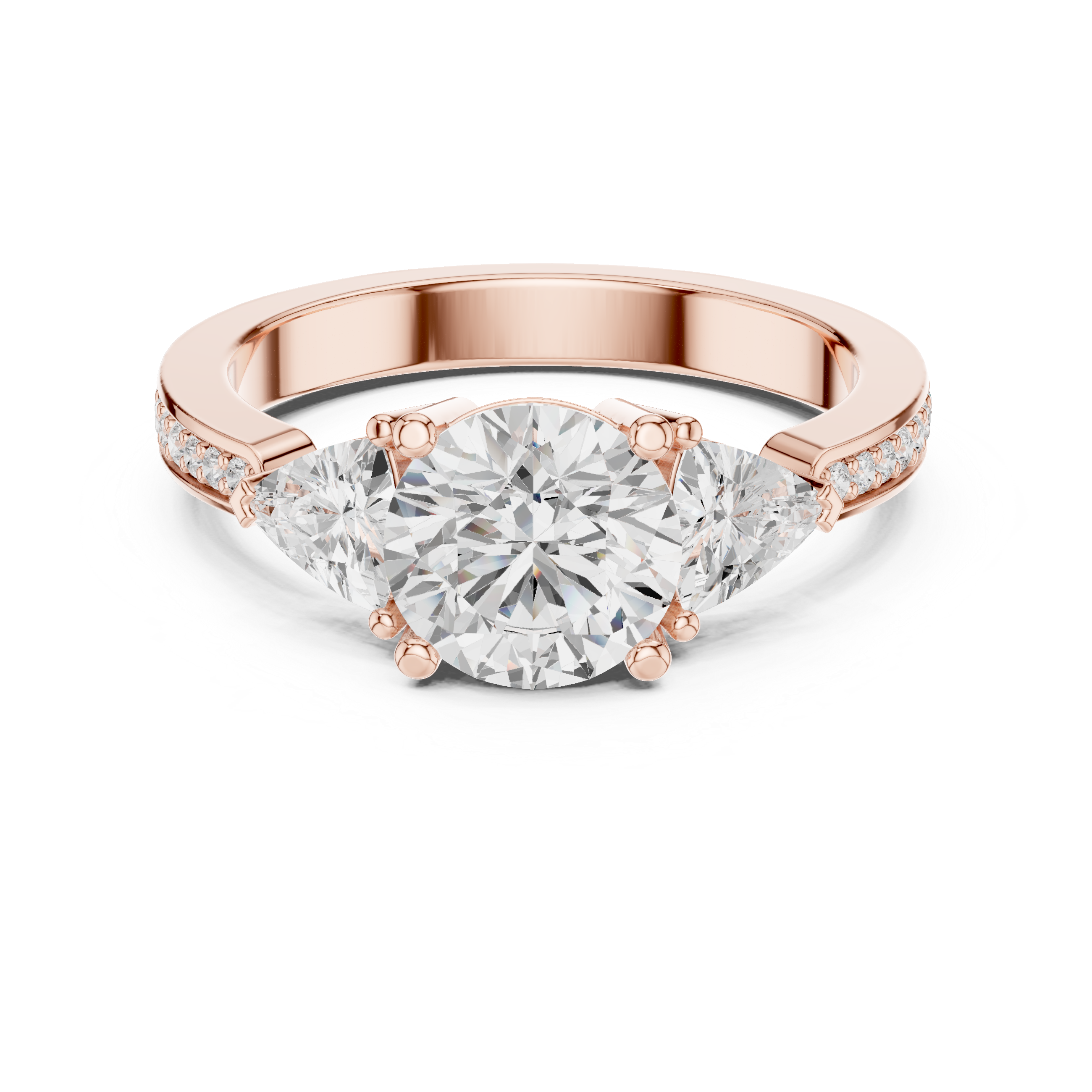 Adjustable toe ring with modern styling.