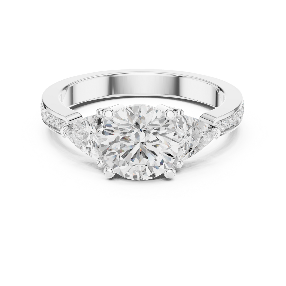 Vintage halo ring with detailed metalwork.