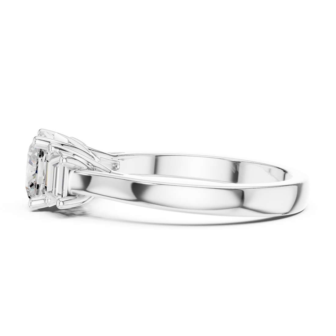 Diamond tennis bracelet with uniform sparkle.