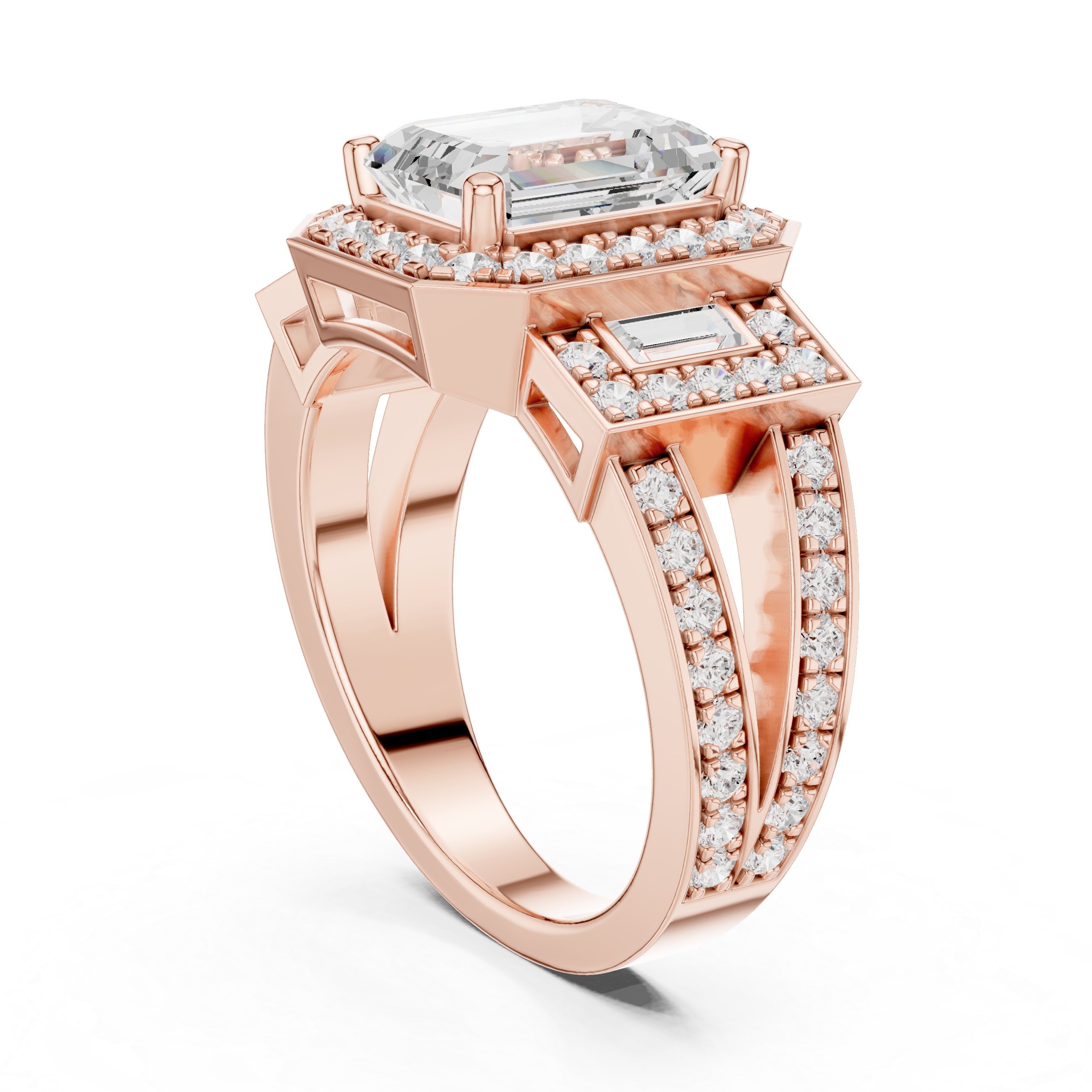 Classic gold wedding set with elegant style.