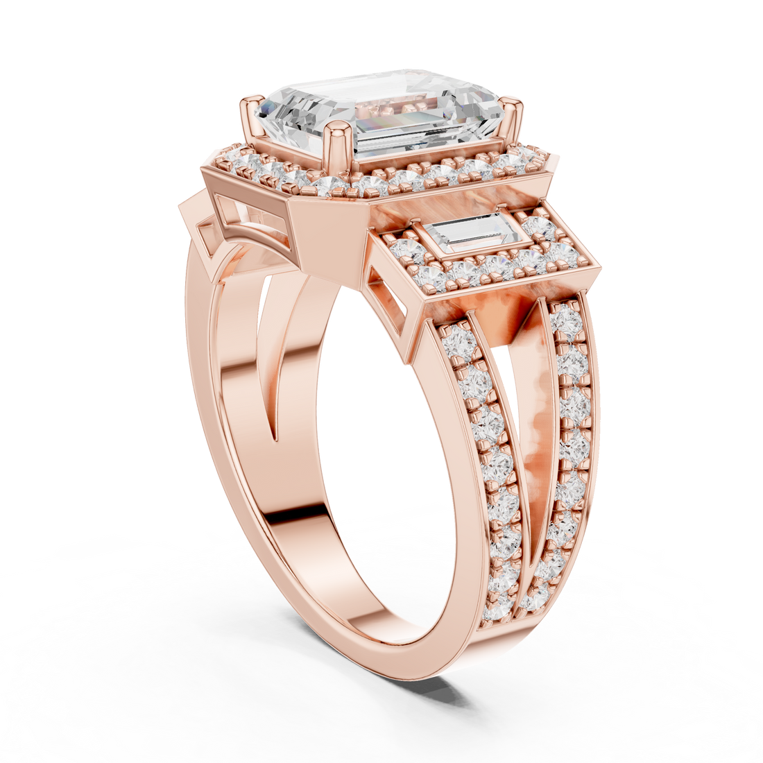 Classic gold wedding set with elegant style.