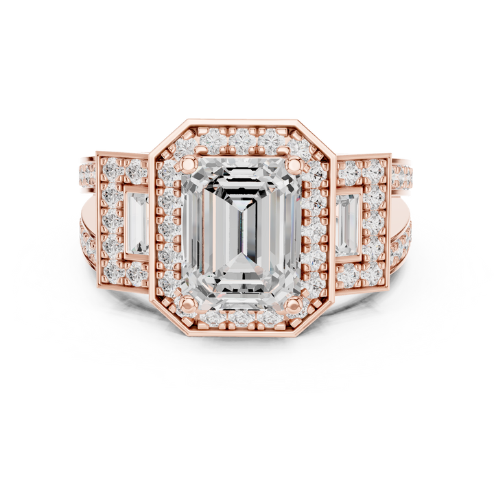 Diamond jewellery set with matching pieces.