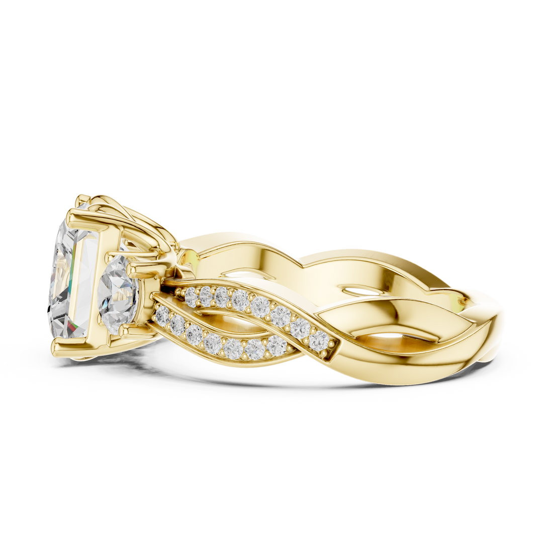 Modern layered ring with multi-band structure.