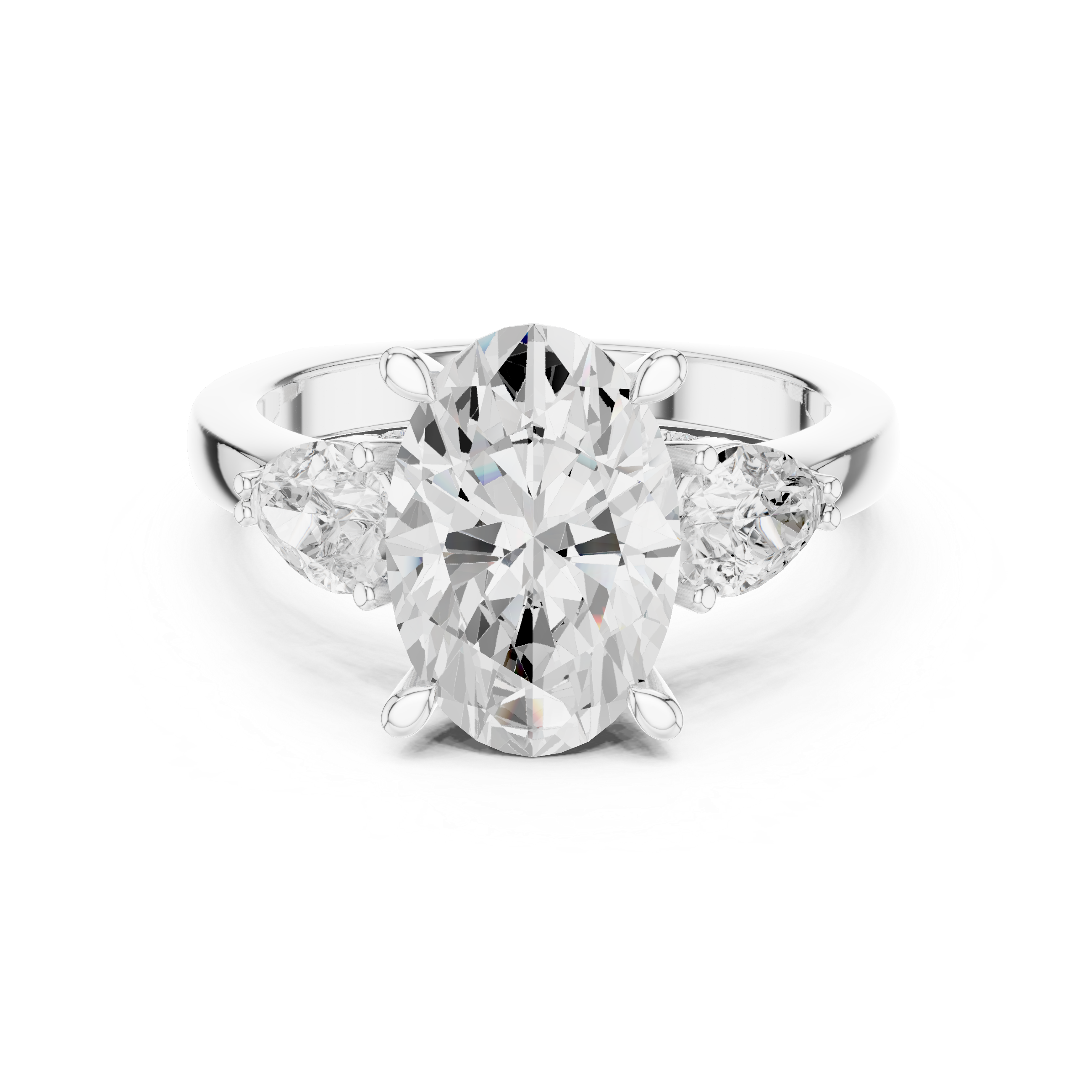 Bold gemstone ring with modern setting.