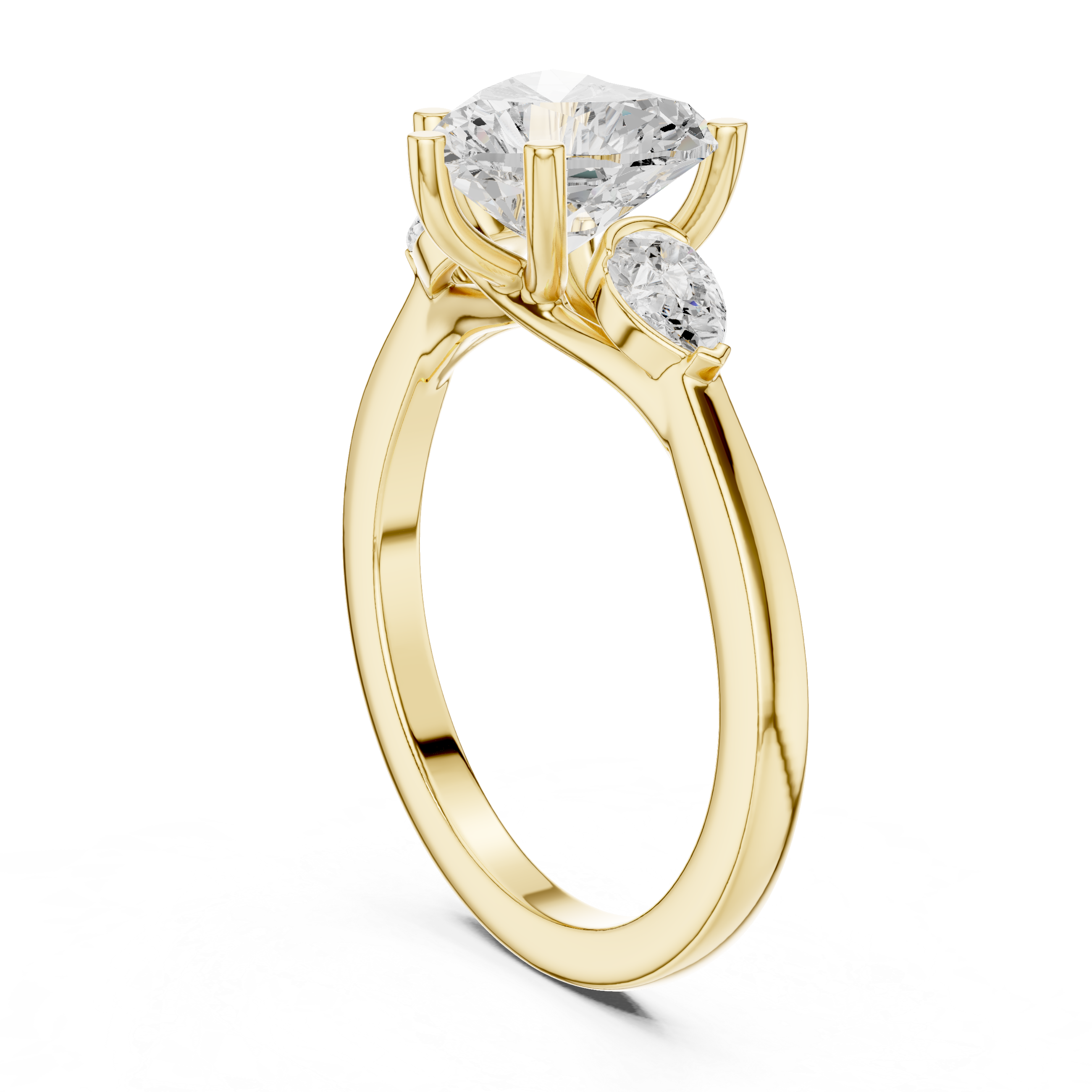 Diamond layered necklace with luxury appeal.