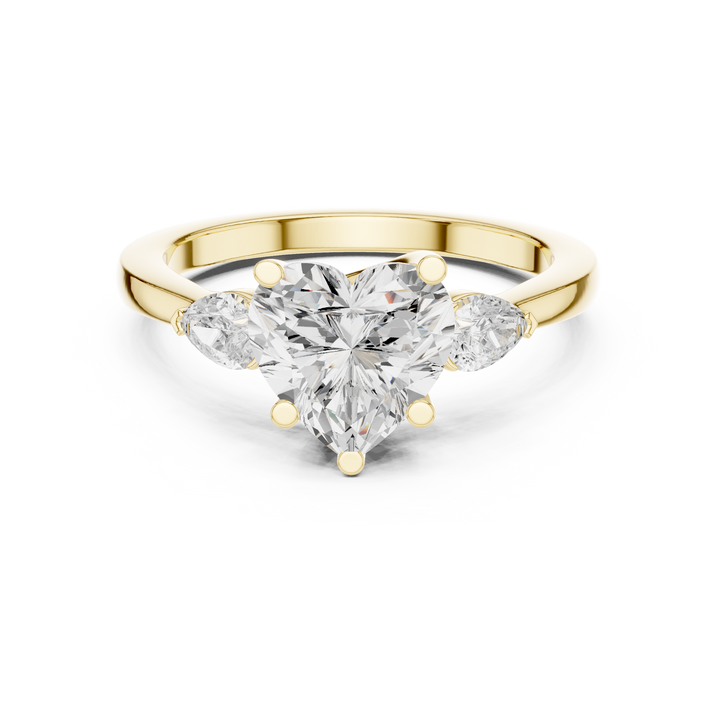 Modern pearl ring with sleek band.