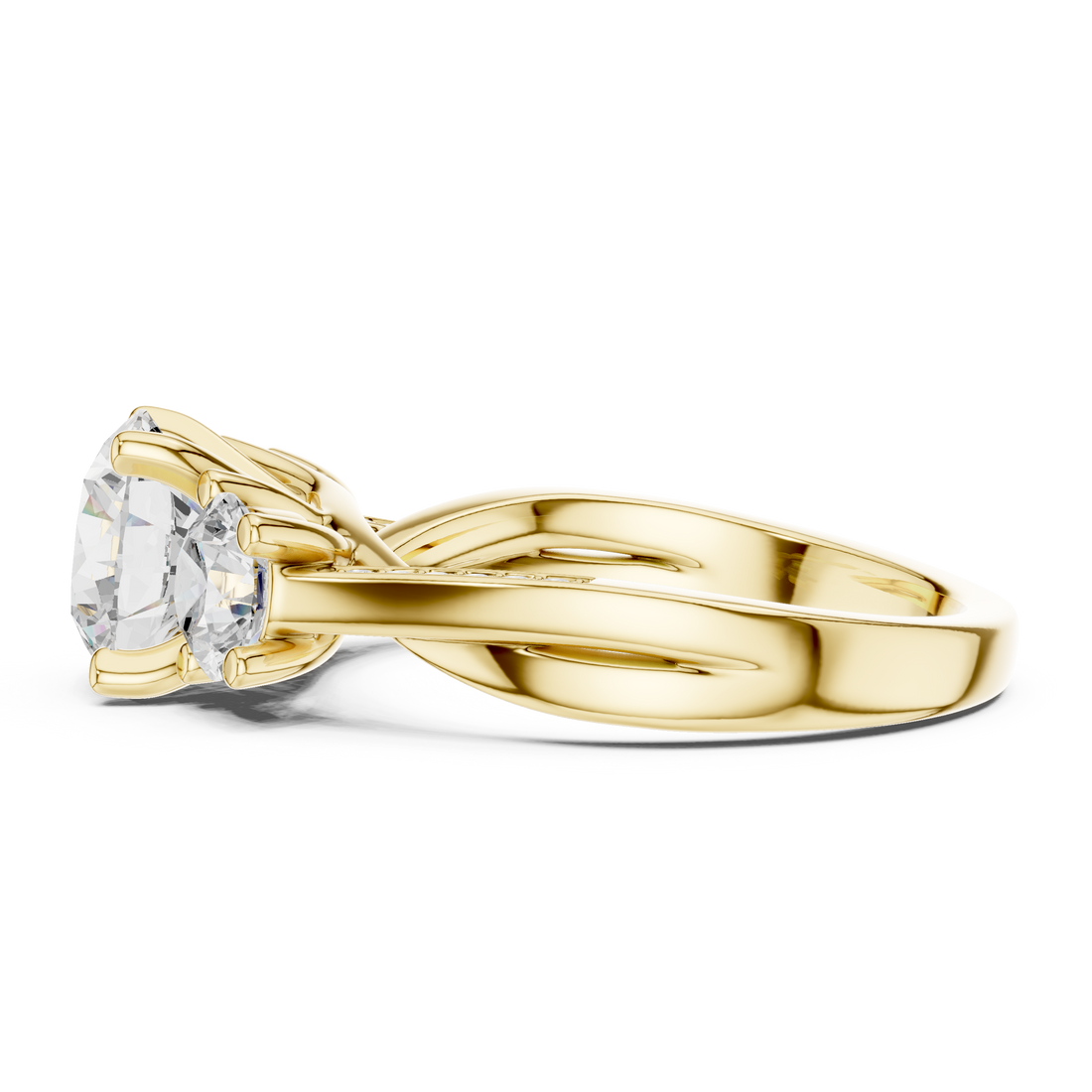 Open cuff bracelet with sleek finish.