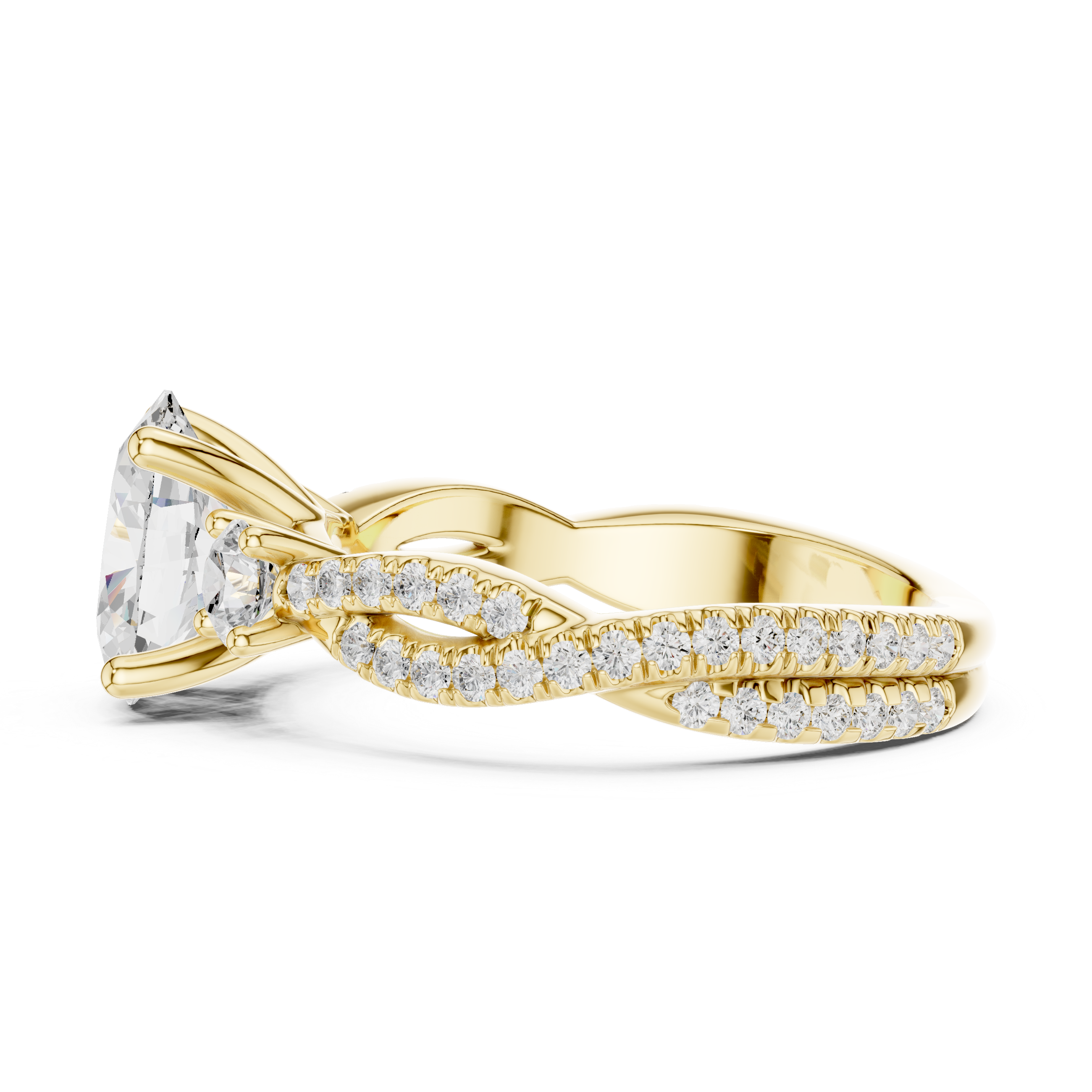 Elegant Diamond Daily Wear  masterpiece showing superior quality