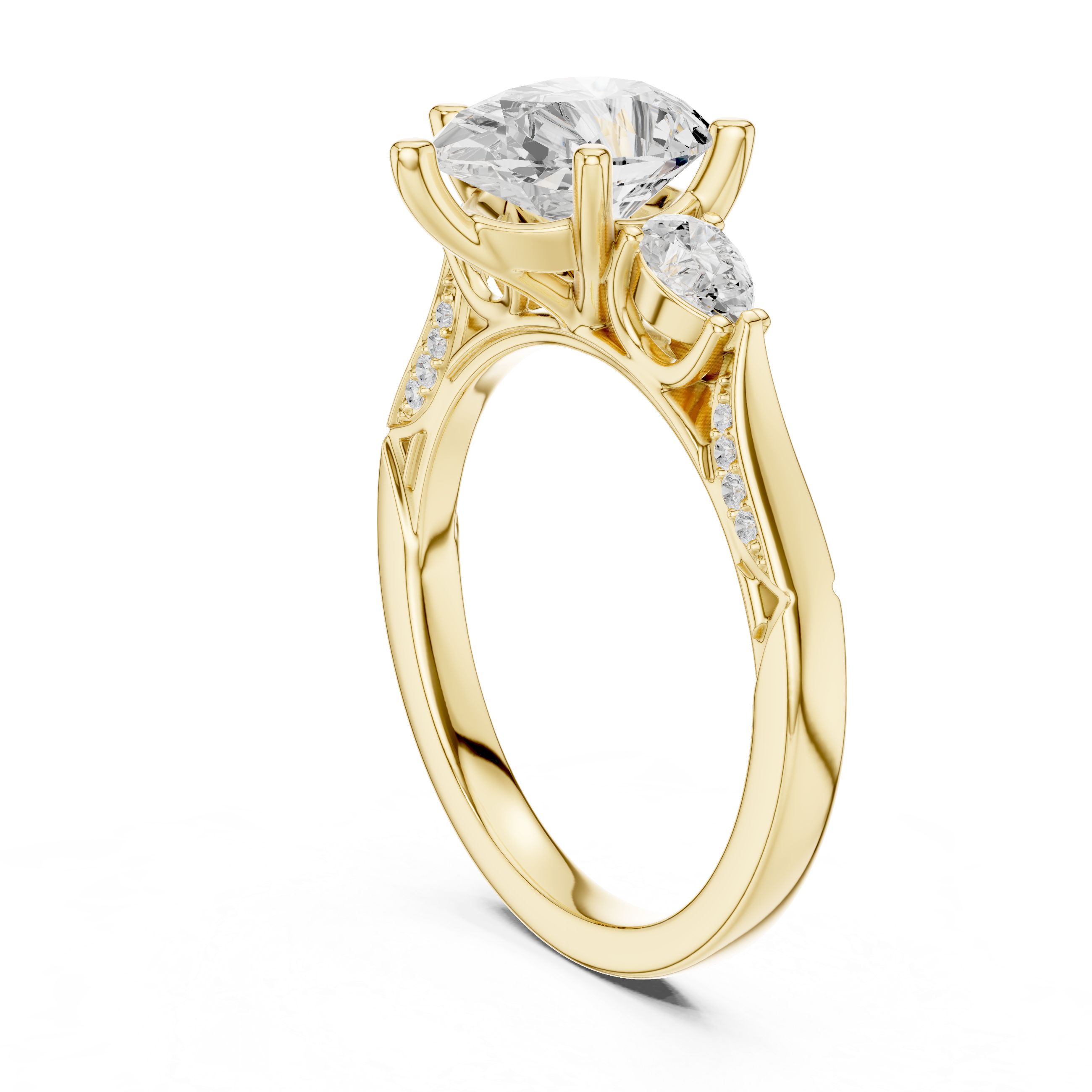 Elegant  accent diamond design