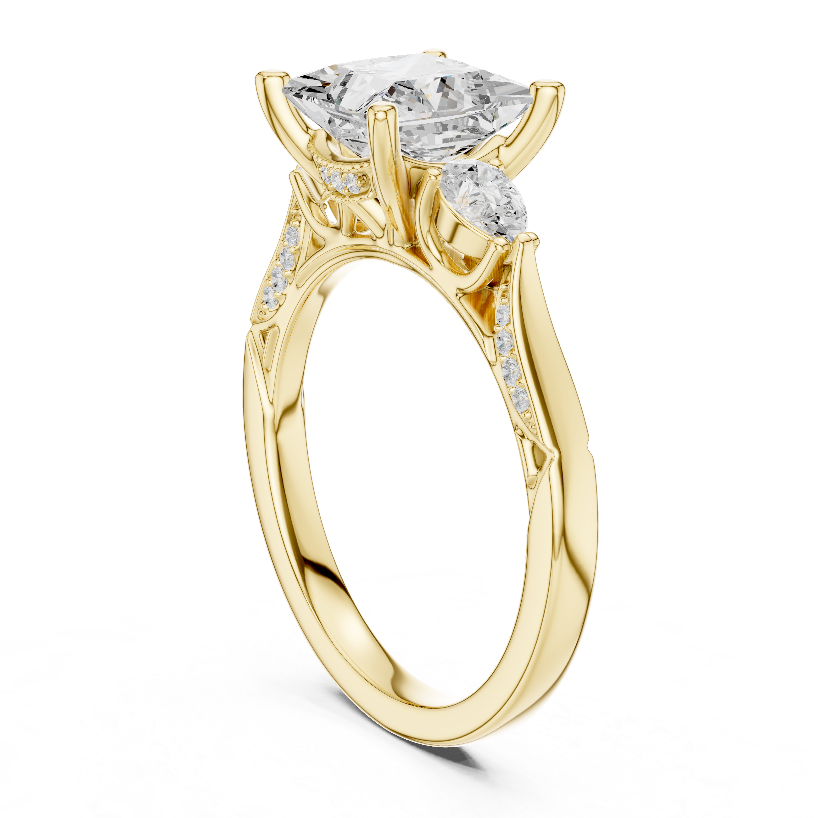 Elegant  accent diamond design
