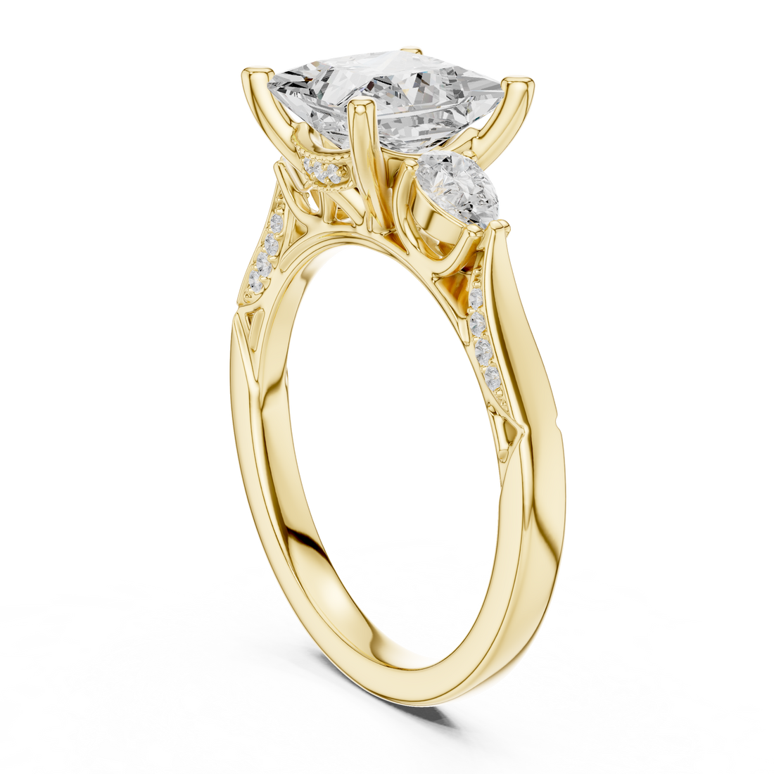 Elegant  accent diamond design