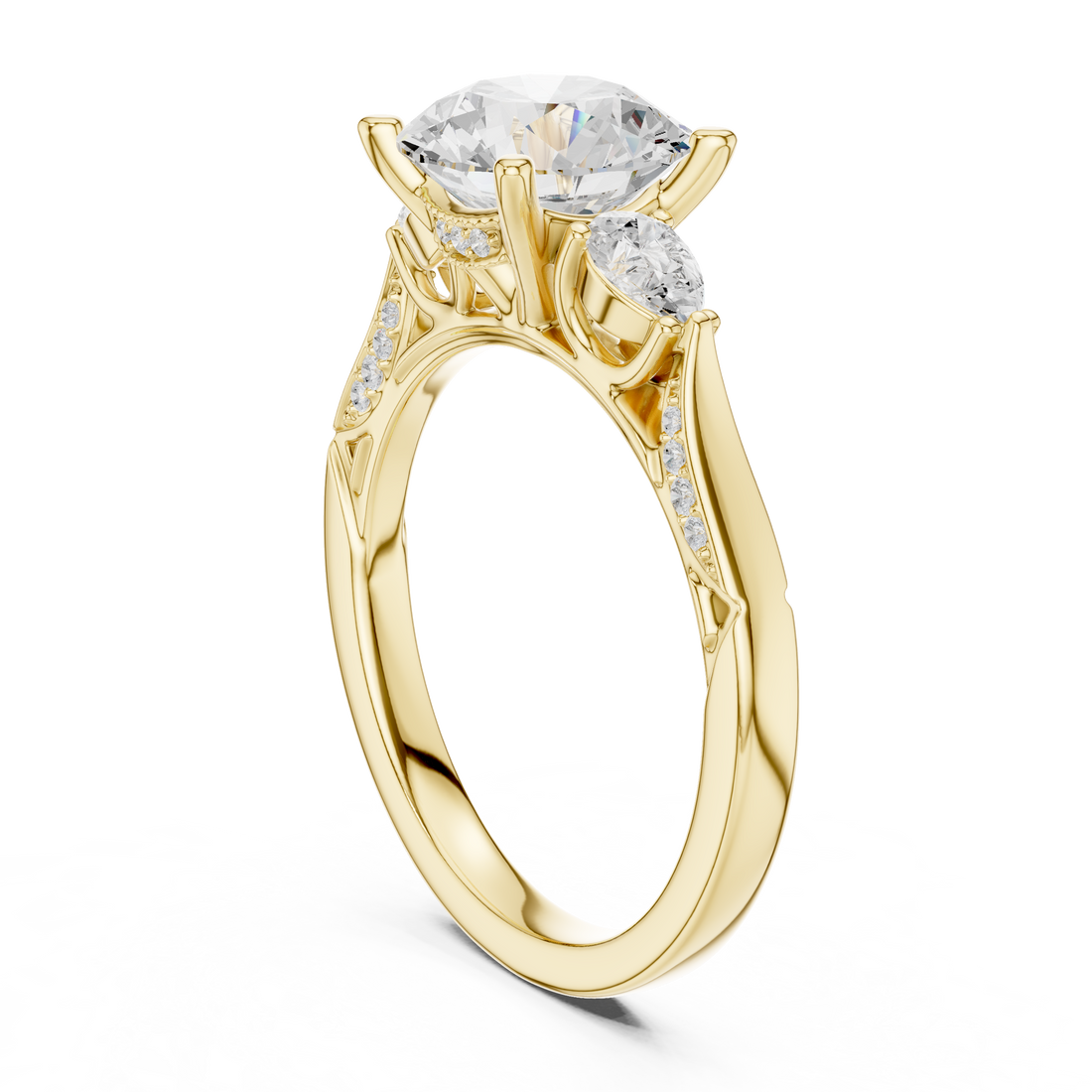 Elegant  accent diamond design