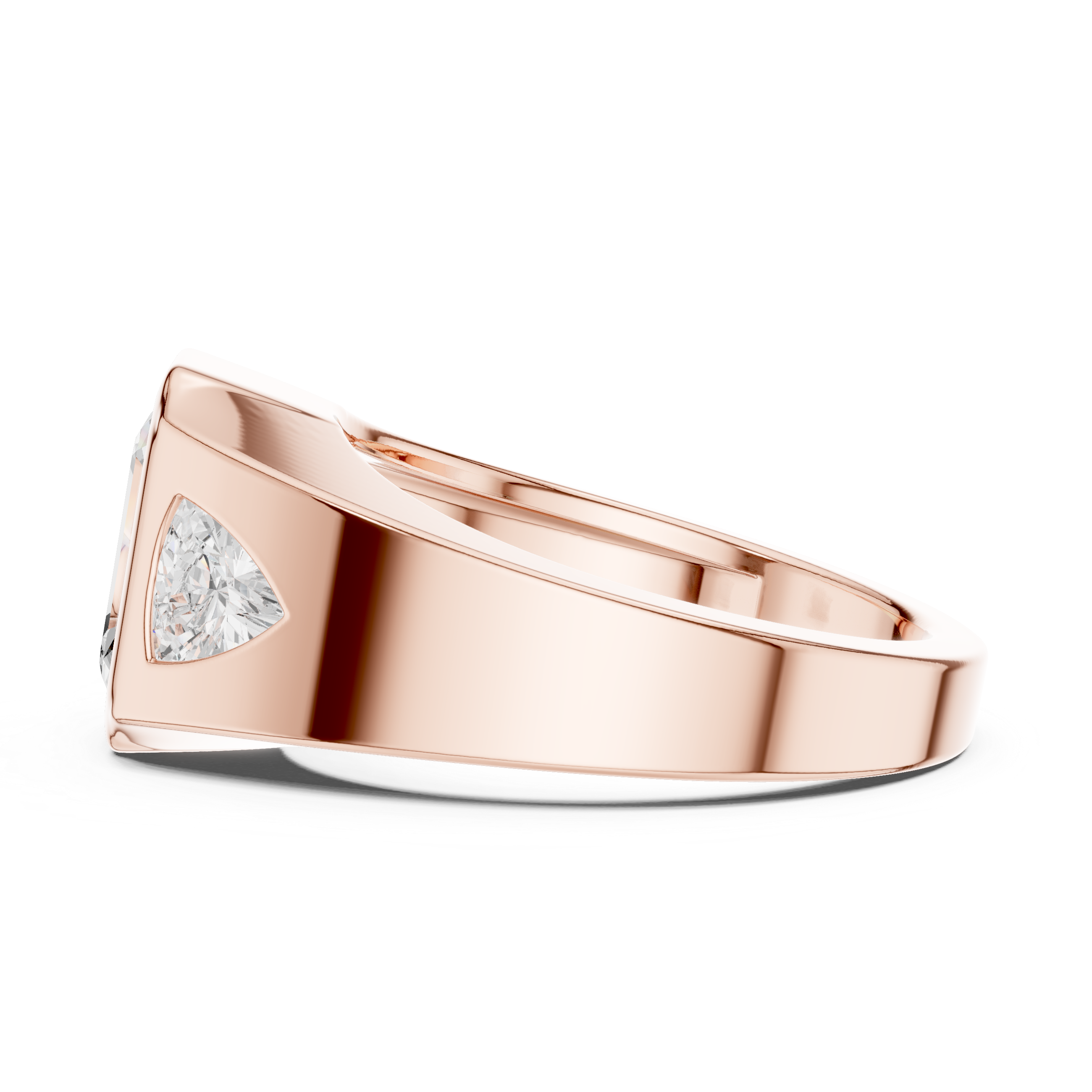 Eternity diamond ring with continuous sparkle.