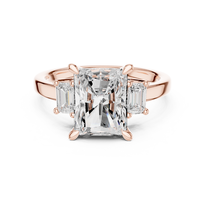 Tiny diamond stud earrings for everyday wear.