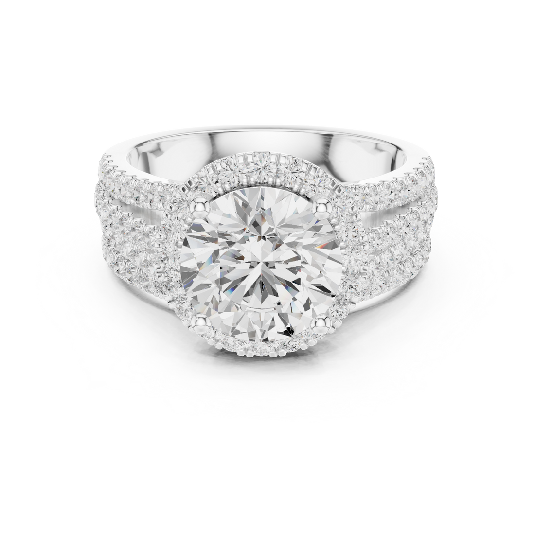 Silver toe ring with adjustable band.