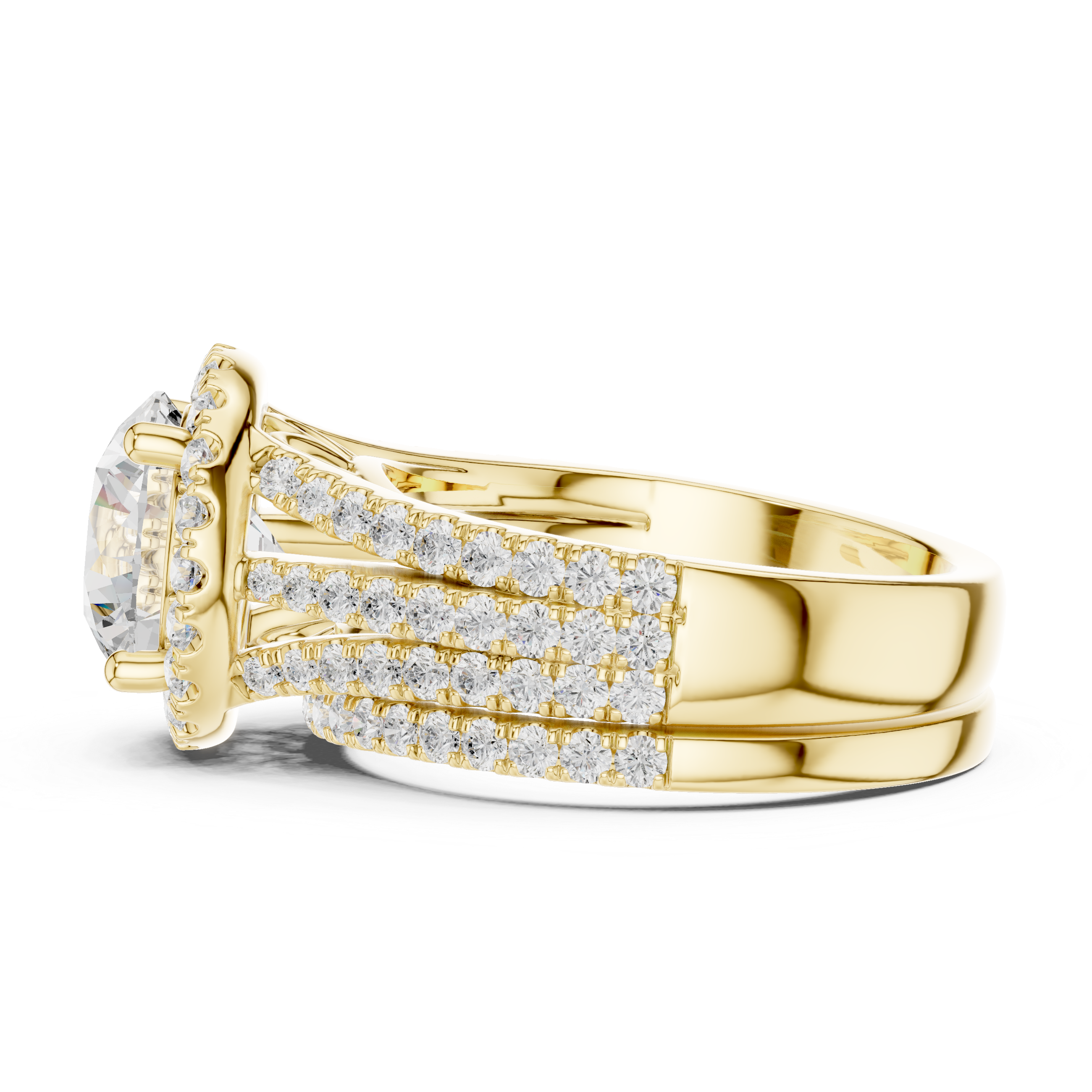 Gemstone toe ring with central stone.