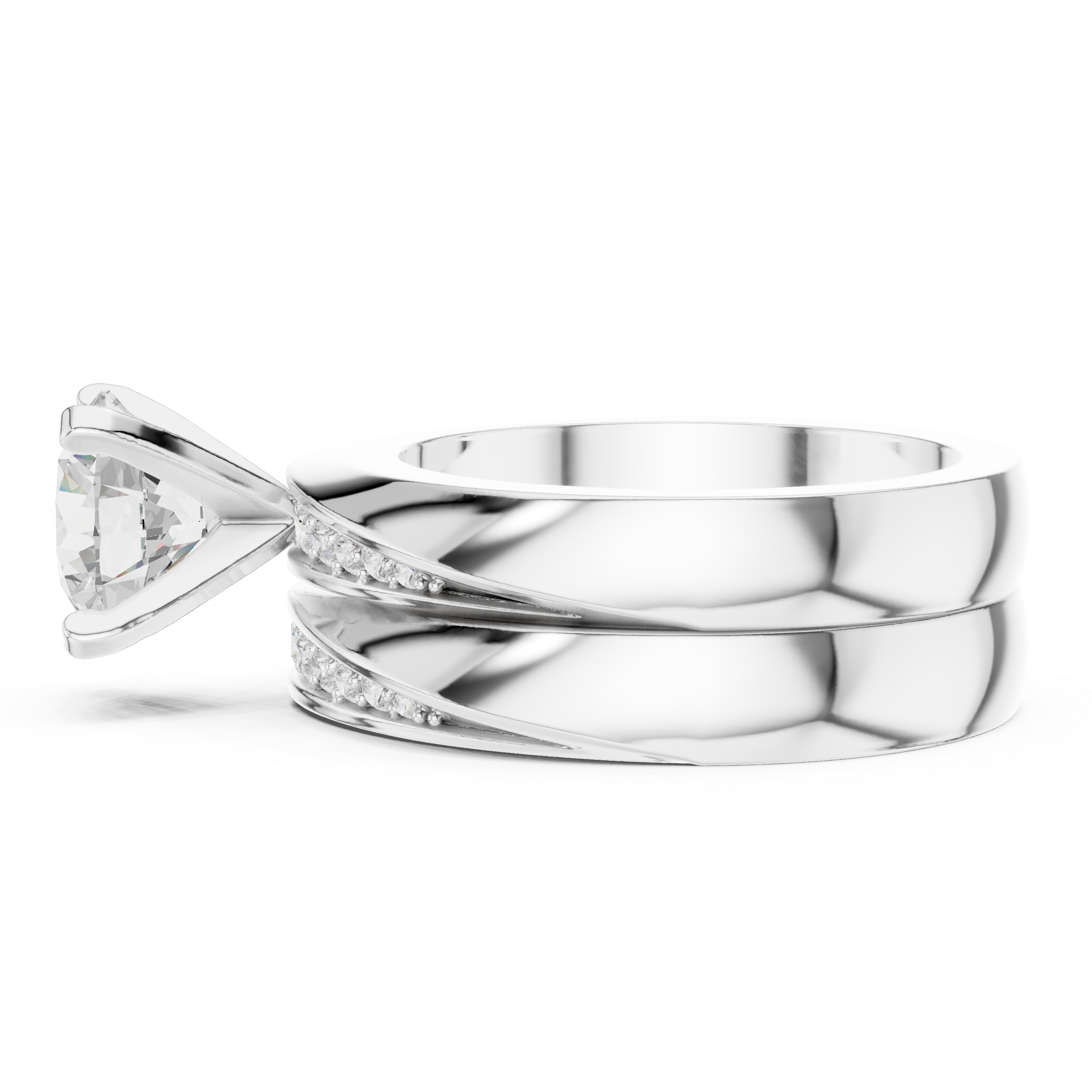 Adjustable open ring with modern look.
