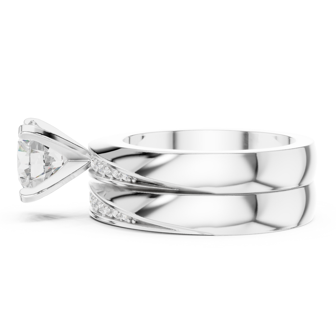 Adjustable open ring with modern look.