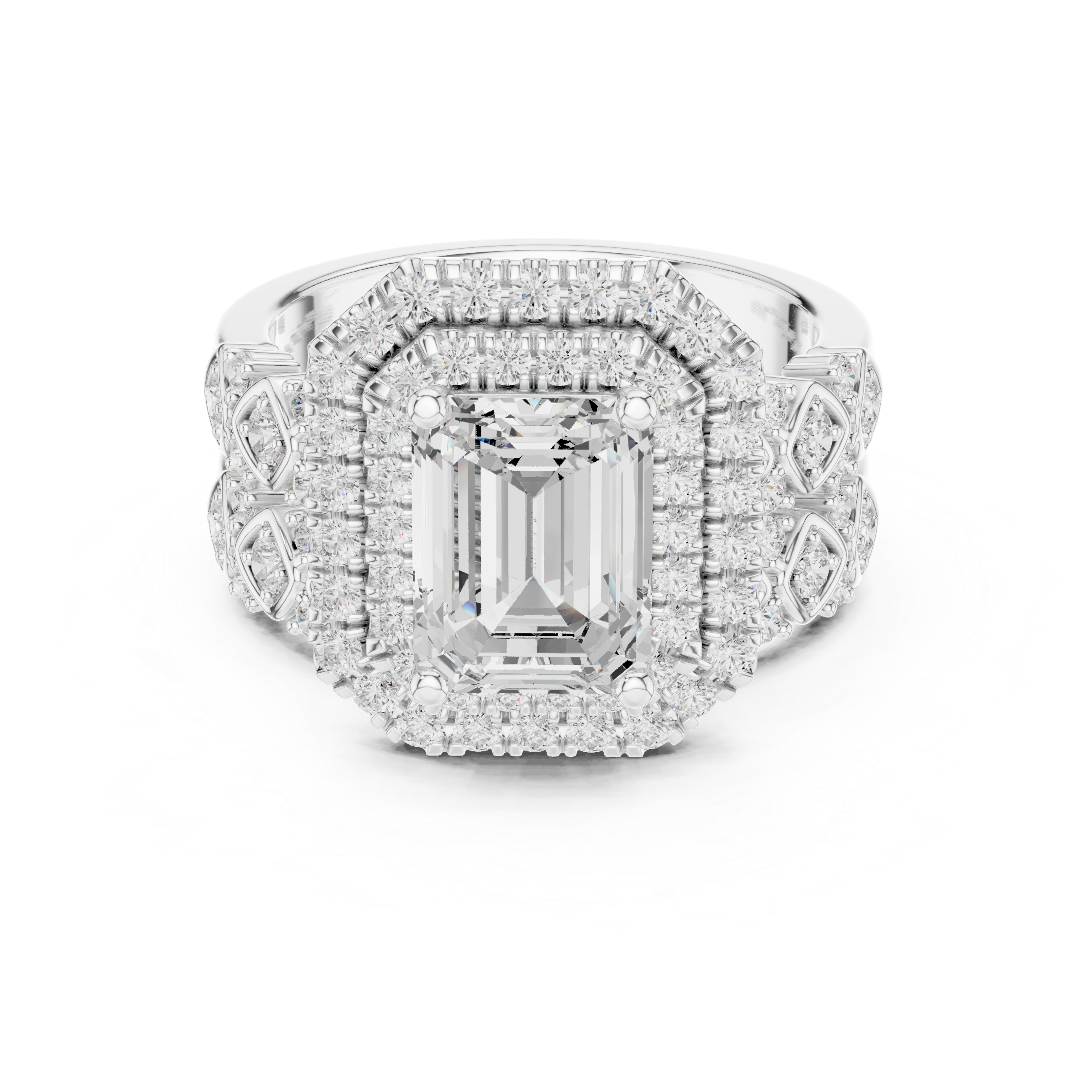 Cuff bracelet with engraved design.